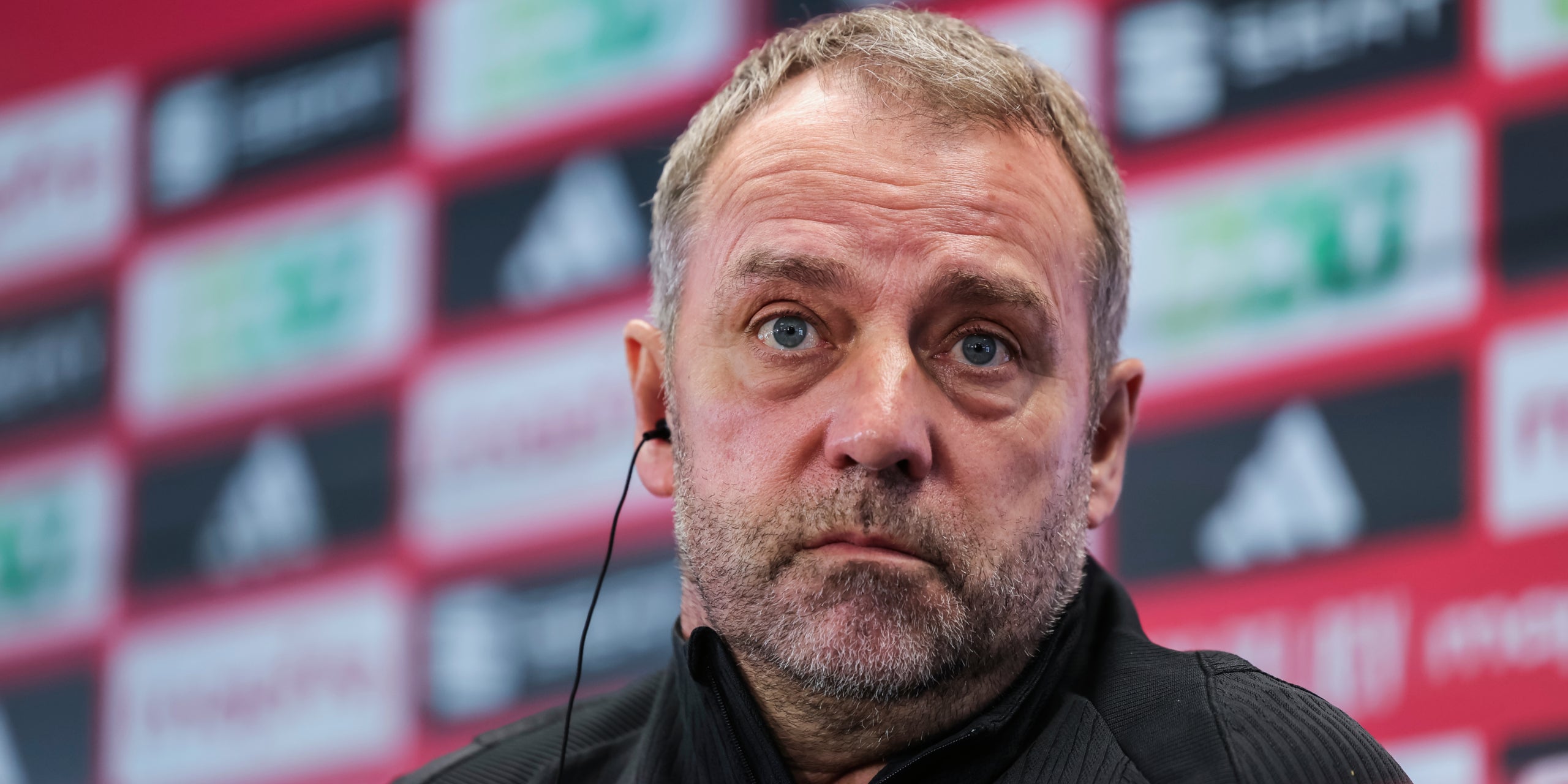 Hansi Flick, entrenador del Barça, durant una roda de premsa | Europa Press