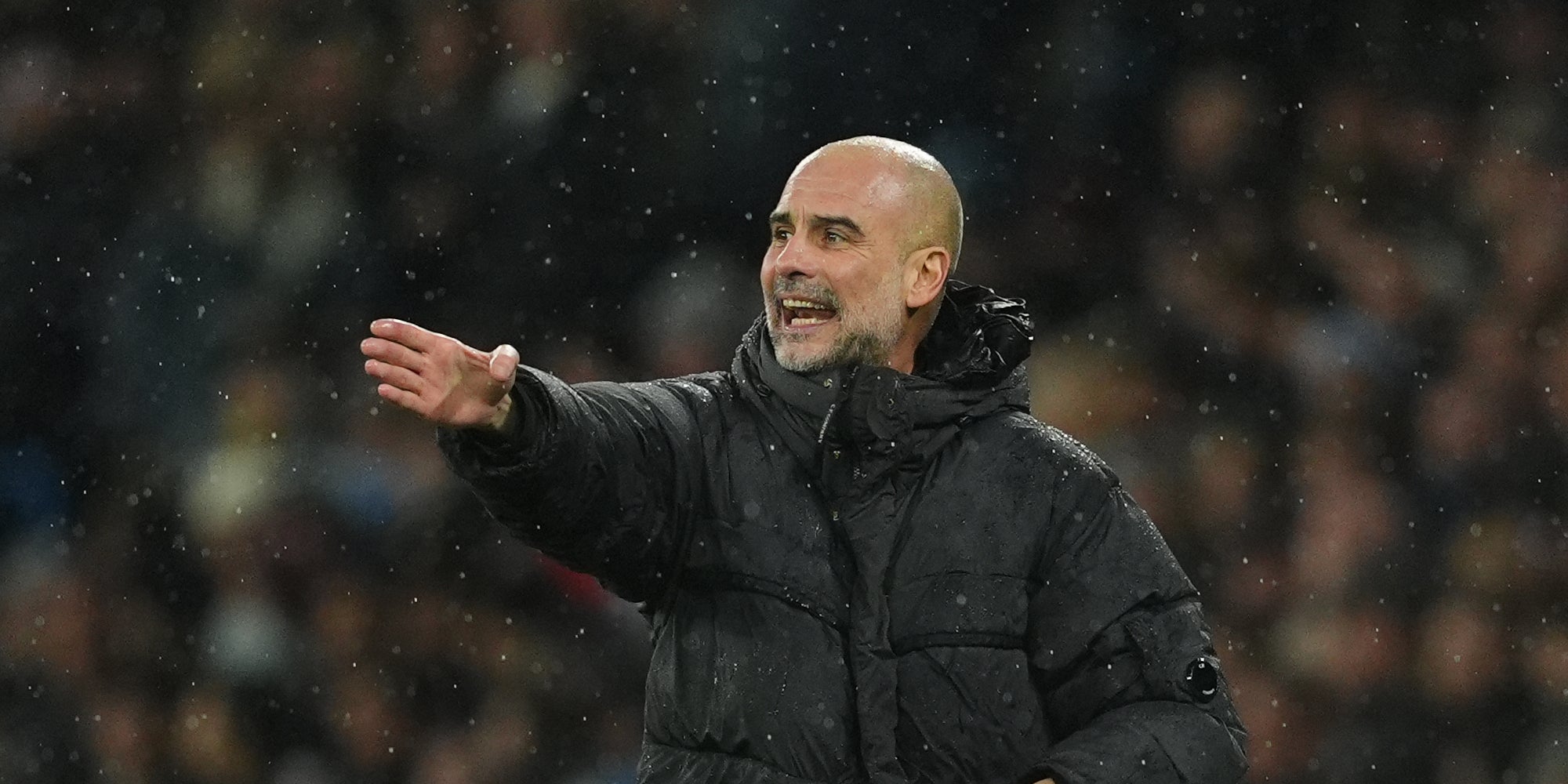 Pep Guardiola, durante un partido con el Manchester City | Europa Press