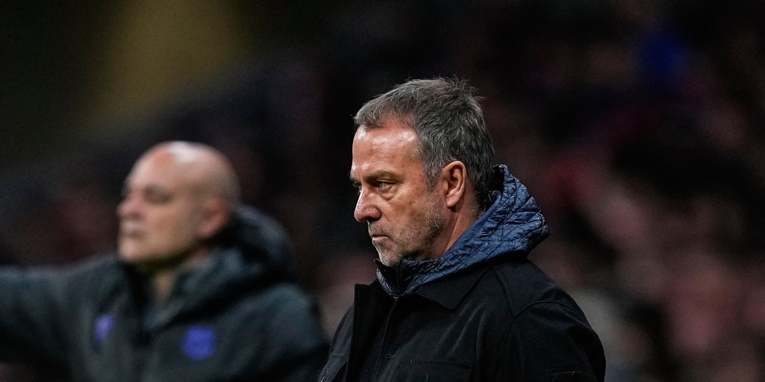 Hansi Flick, durant l'Atlètic de Madrid-Barça de Copa | Europa Press