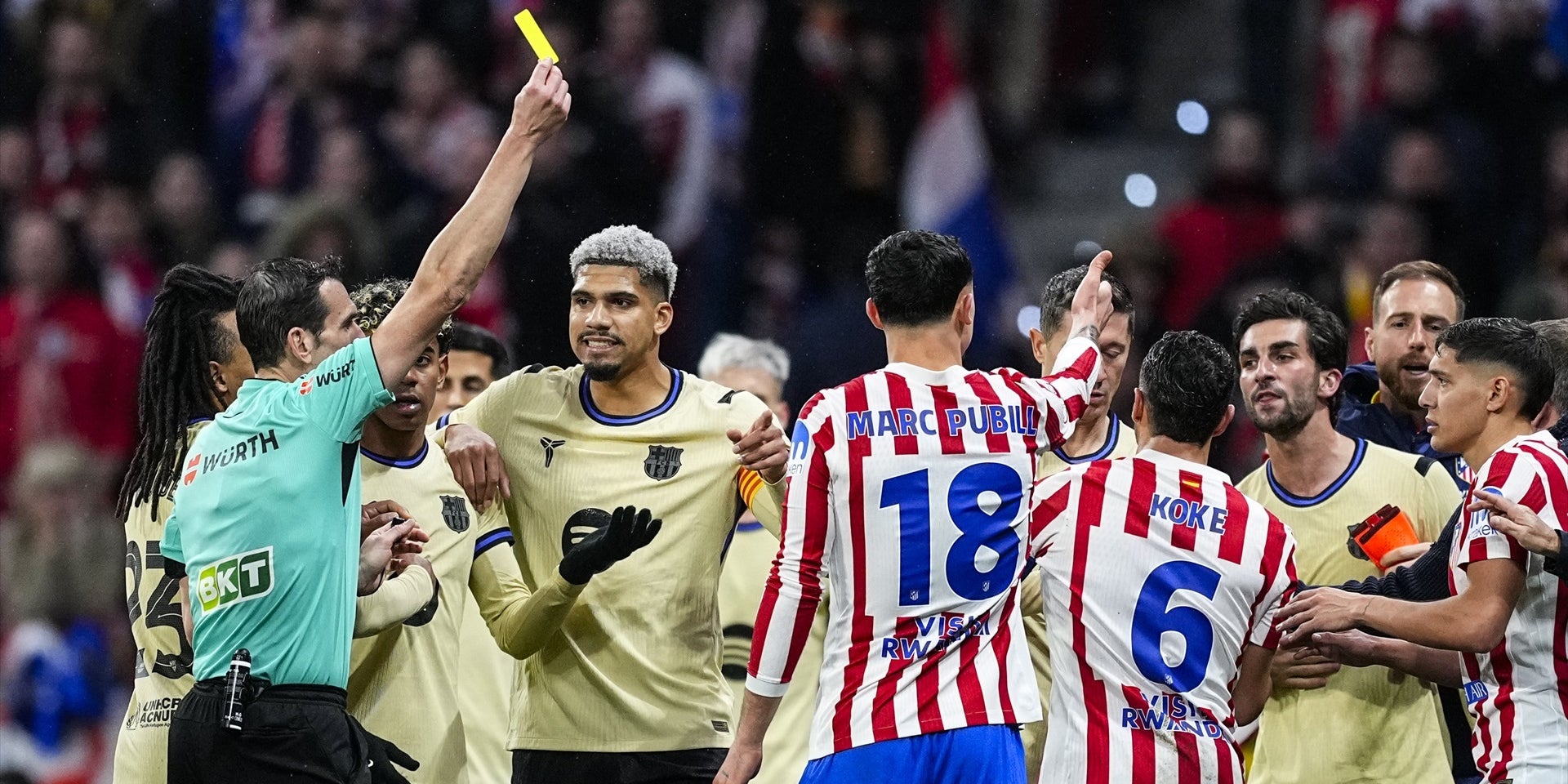 Polèmica durant el Barça-Atlètic de Madrid | Europa Press