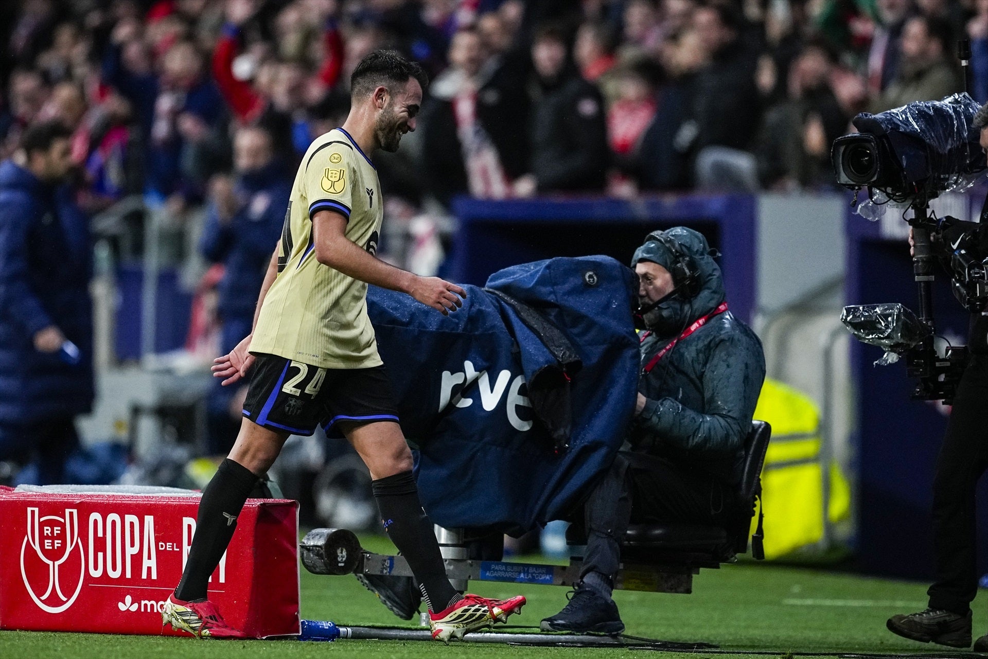 Eric Garcia després de la seva expulsió | Europa Press