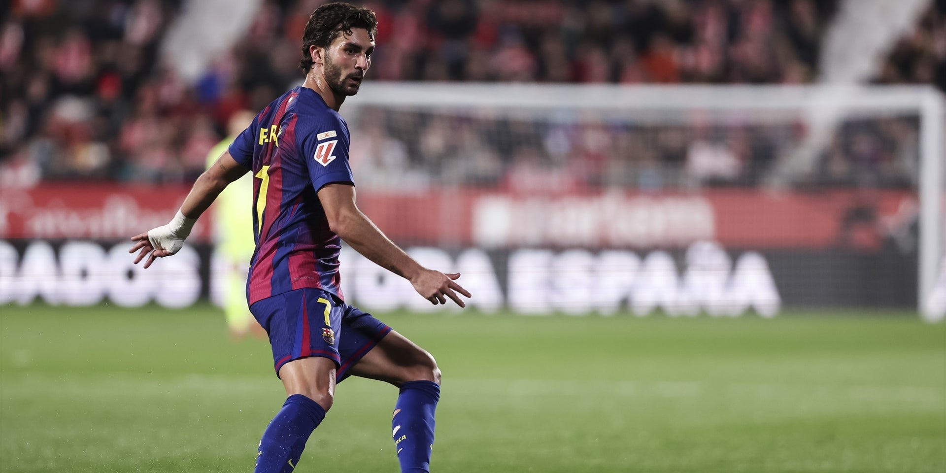 Ferran Torres durant un partit del Barça | Europa Press