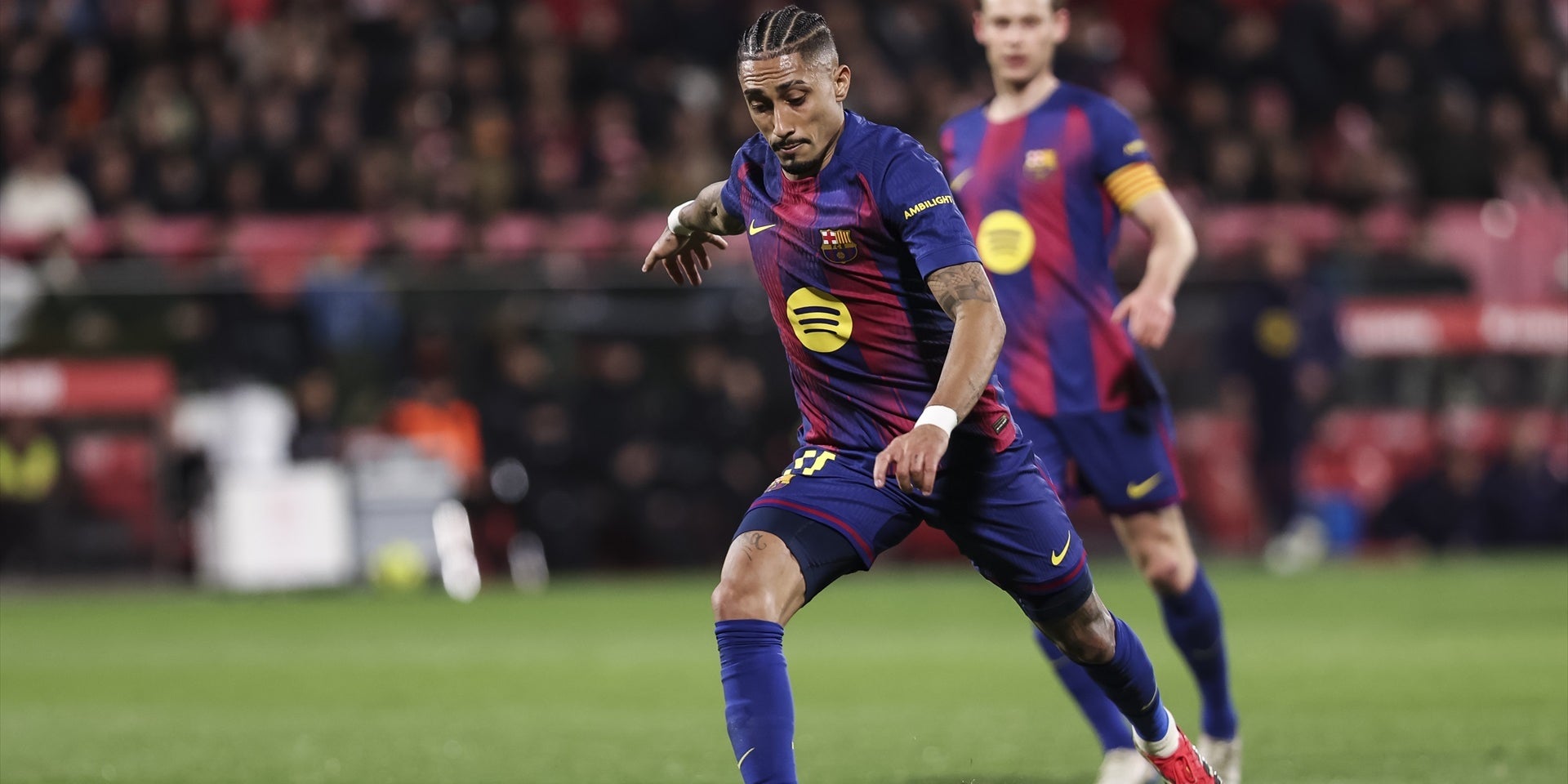 Raphinha durant un partit del Barça | Europa Press