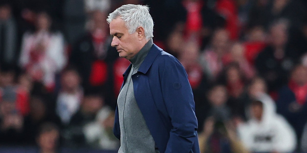 José Mourinho, durant el Benfica-Madrid de l'anada | Europa Press