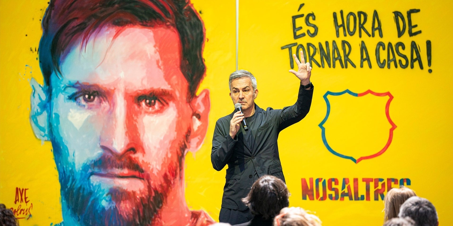 Víctor Font en la presentació de la seva campanya | Europa Press