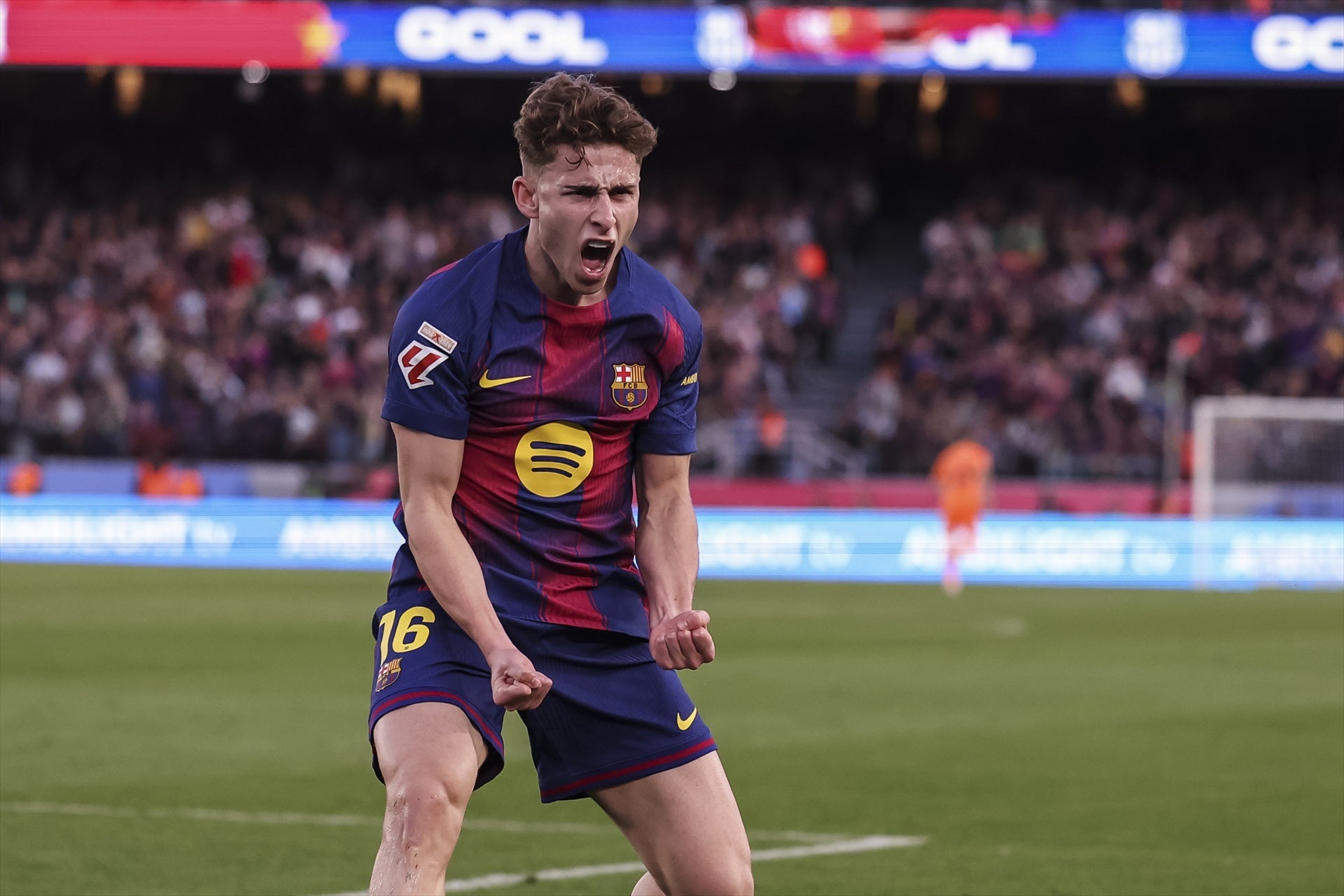 Fermin celebra el seu gol contra el Llevant | Europa Press