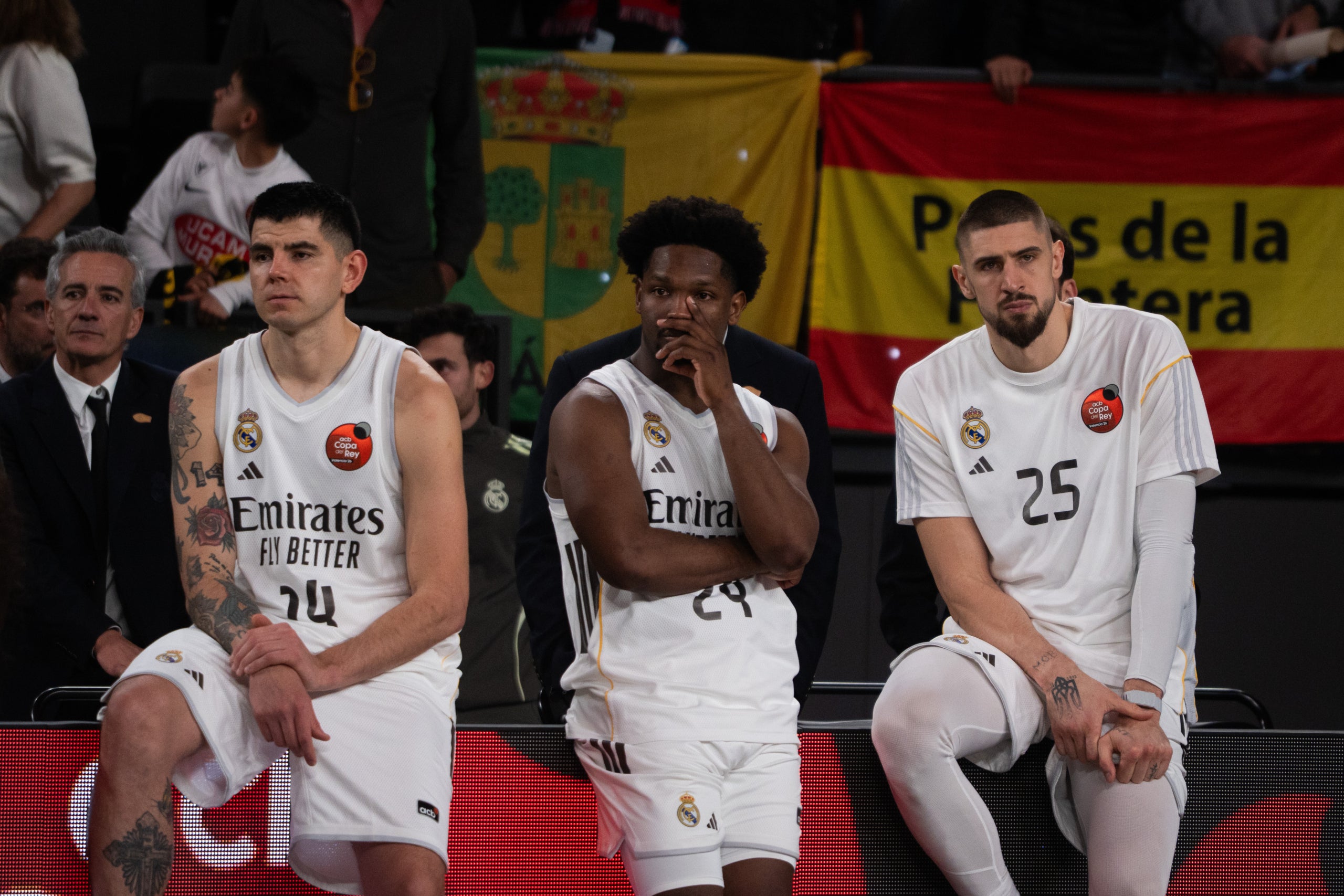 Els jugadors del Madrid, després de perdre la final de Copa | Europa Press