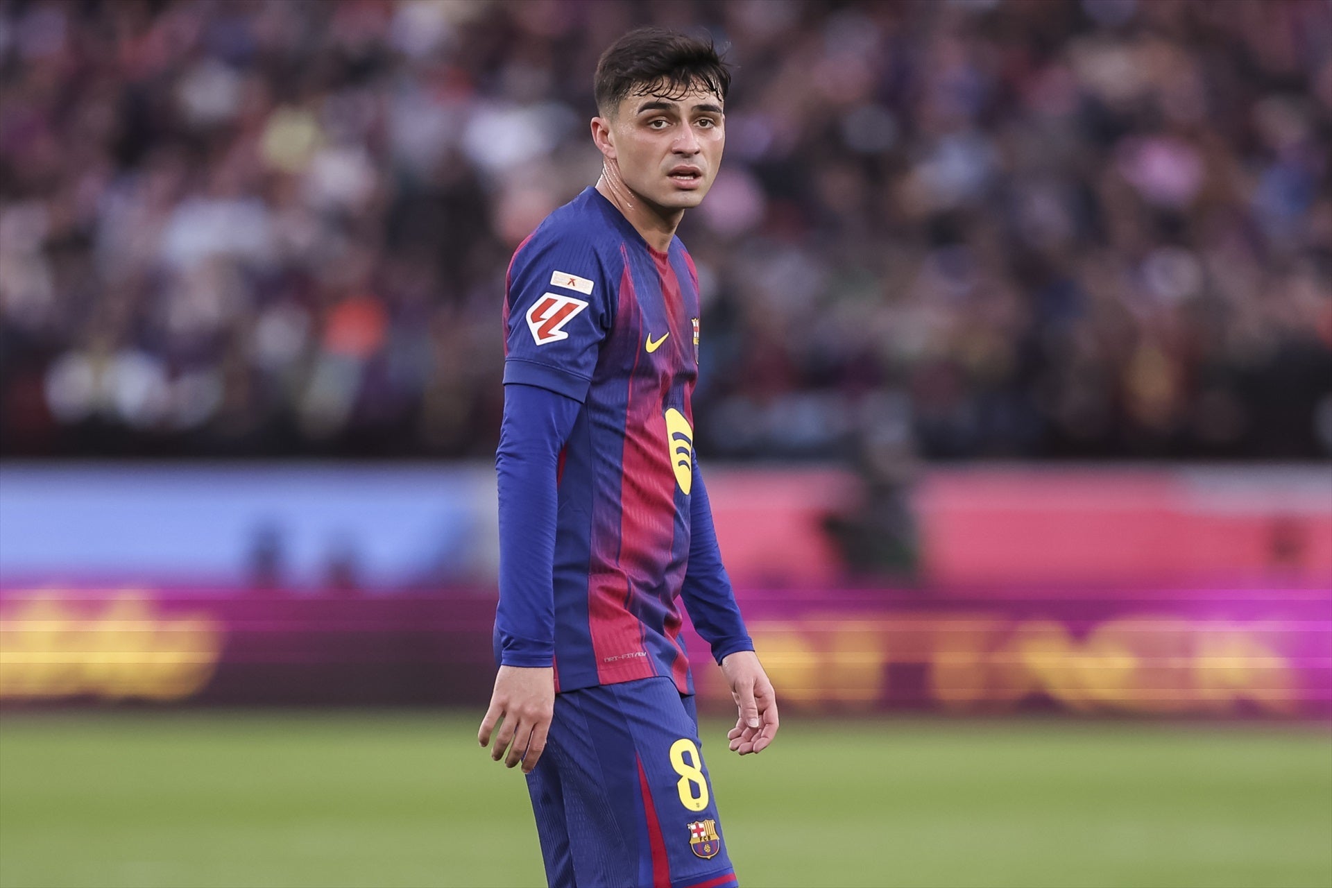 Pedri durant el Barça-Vila-real | Europa Press