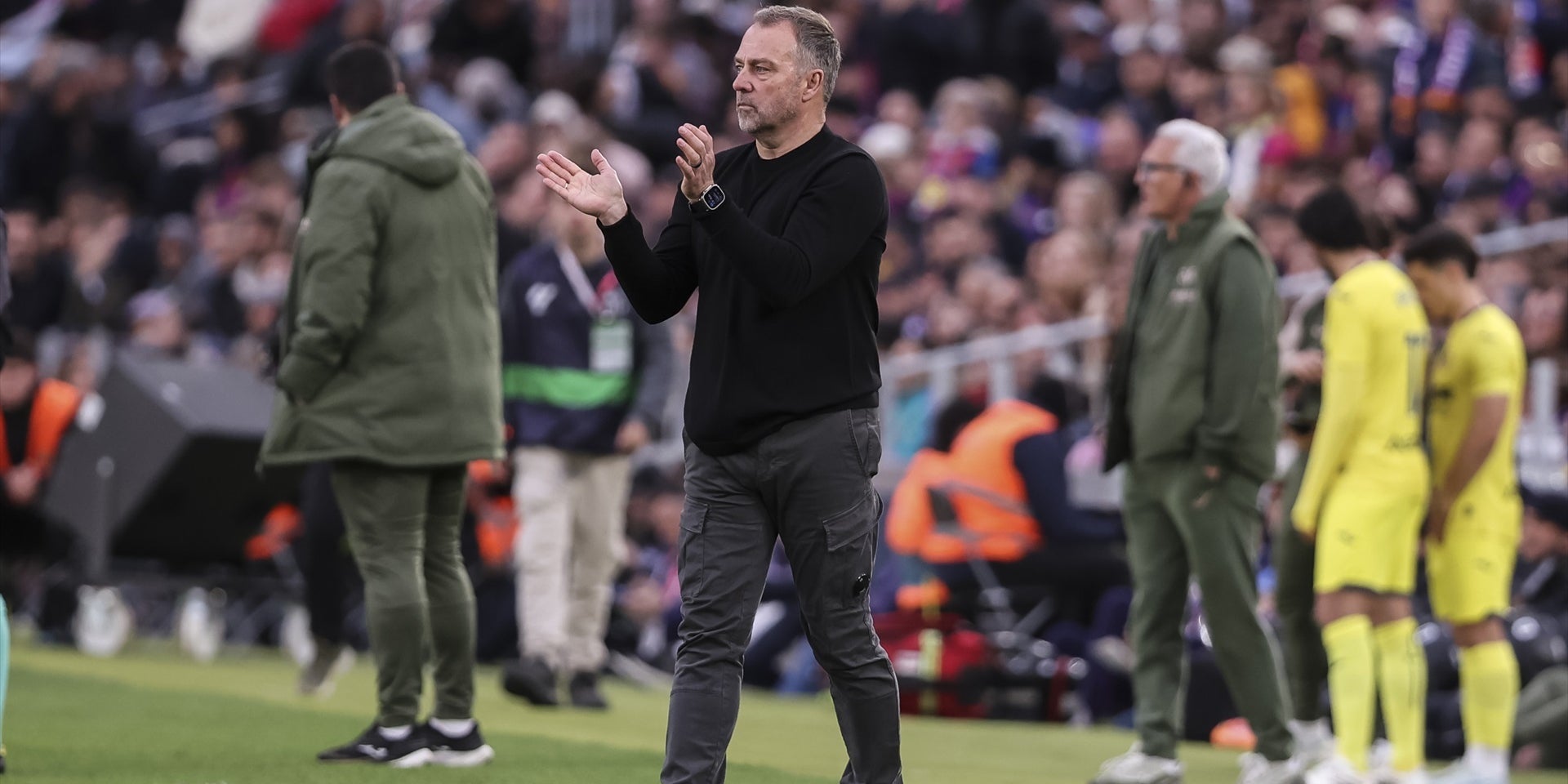 Hansi Flick durant el Barça-Vila-real | Europa Press