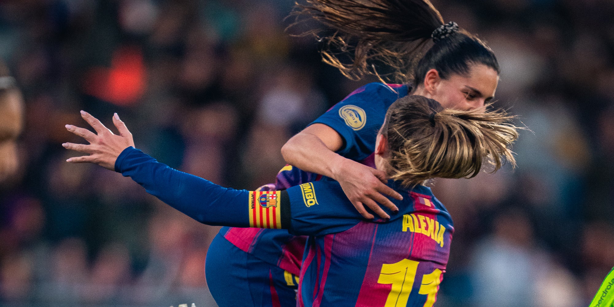 Kika i Alèxia celebren els gols del Barça | Barça Femení