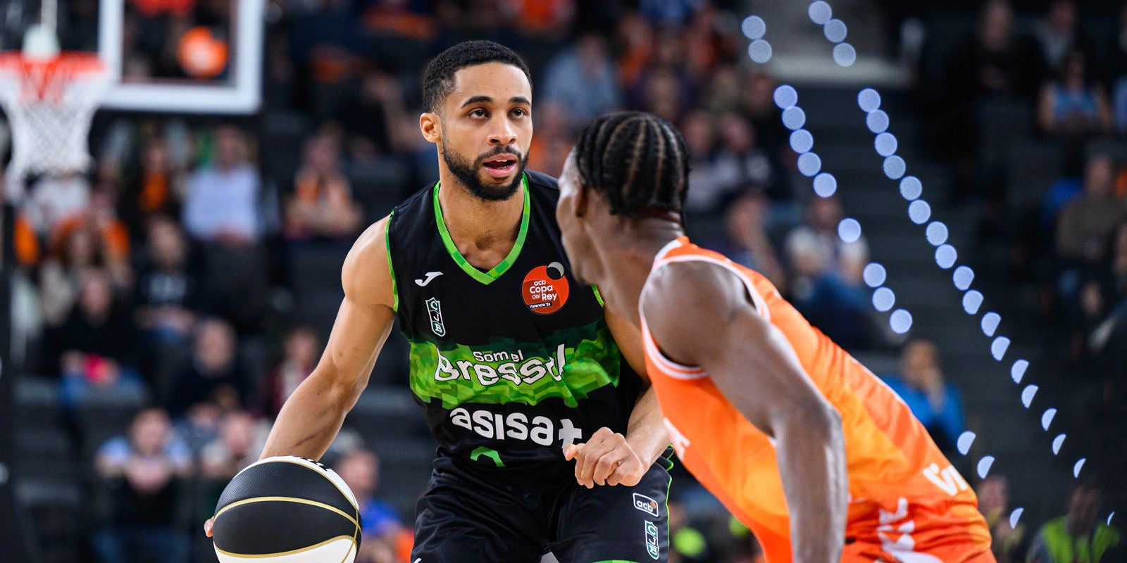 Cameron Hunt, durant el València Basket-Joventut de Badalona de Copa | @Penya1930