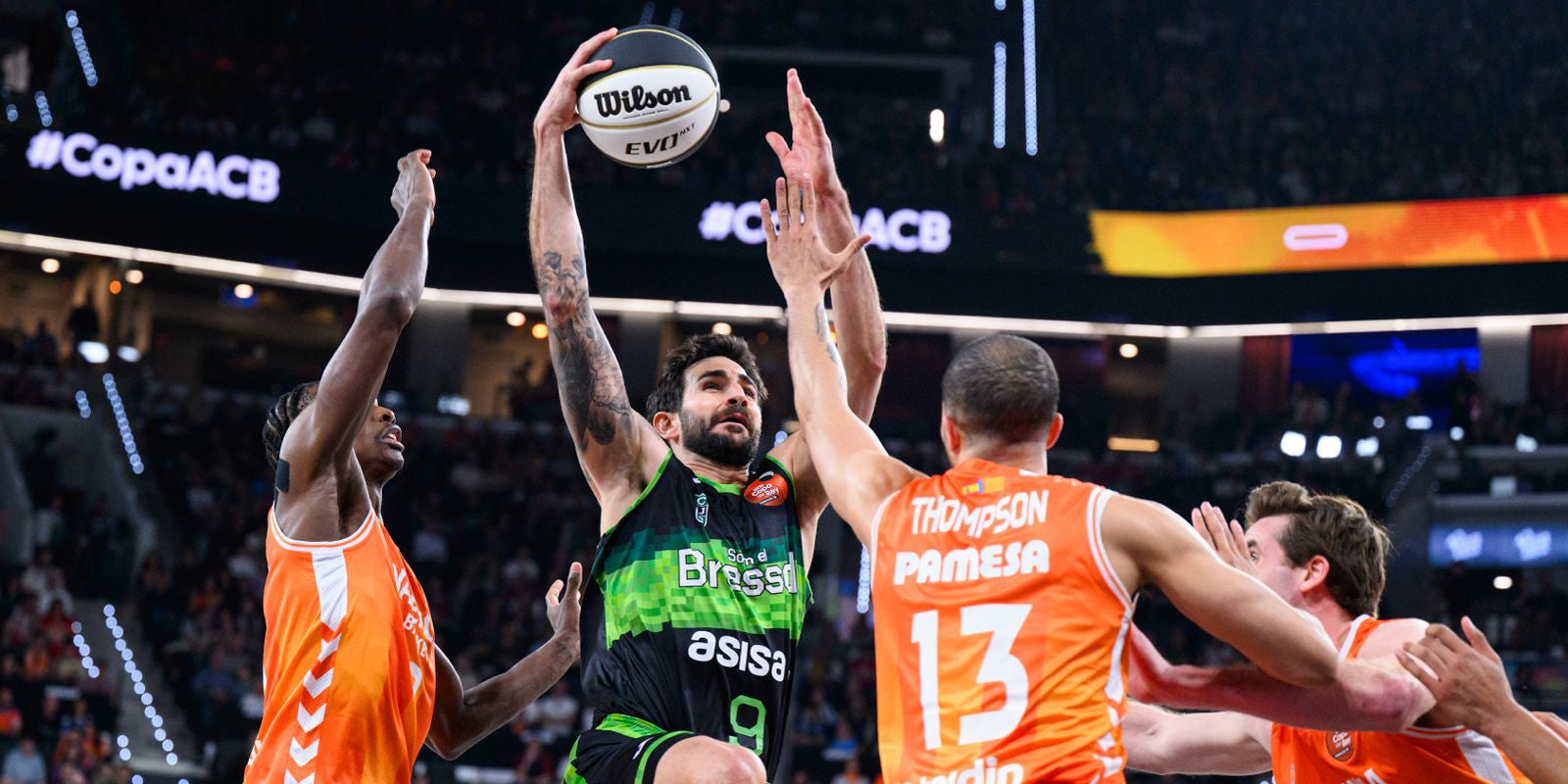 Ricky Rubio, durant el València Basket-Joventut de Badalona de Copa | @Penya1930