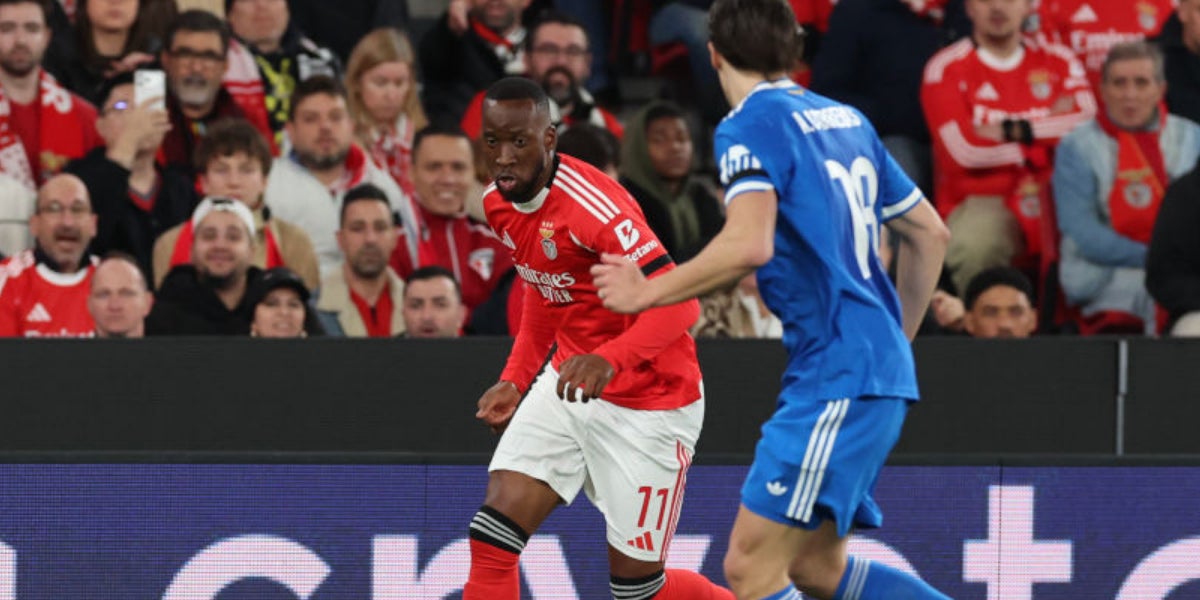 Dodi Lukebakio, durant el Benfica-Madrid de Champions | Benfica