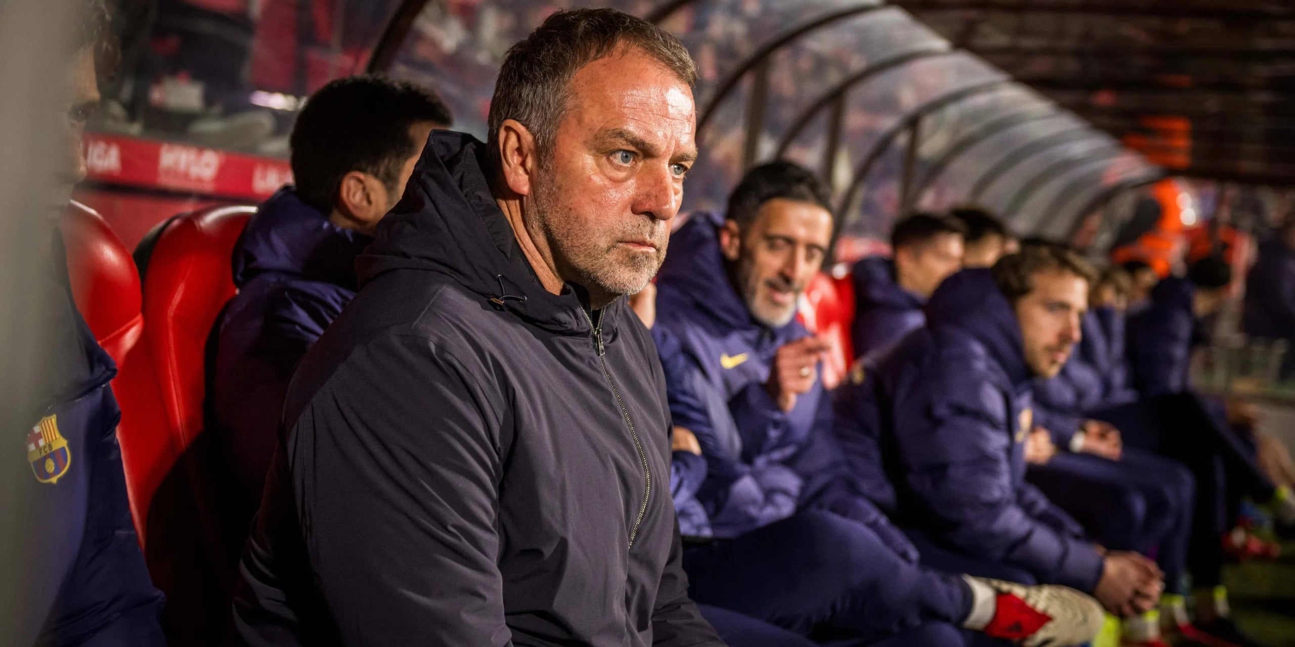 Hansi Flick, durant el Girona-Barça | FC Barcelona