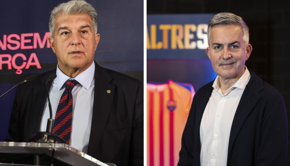 Joan Laporta i Víctor Font, candidats a les eleccions a la presidència del Barça | Eurpopa Press/Mireia Comas