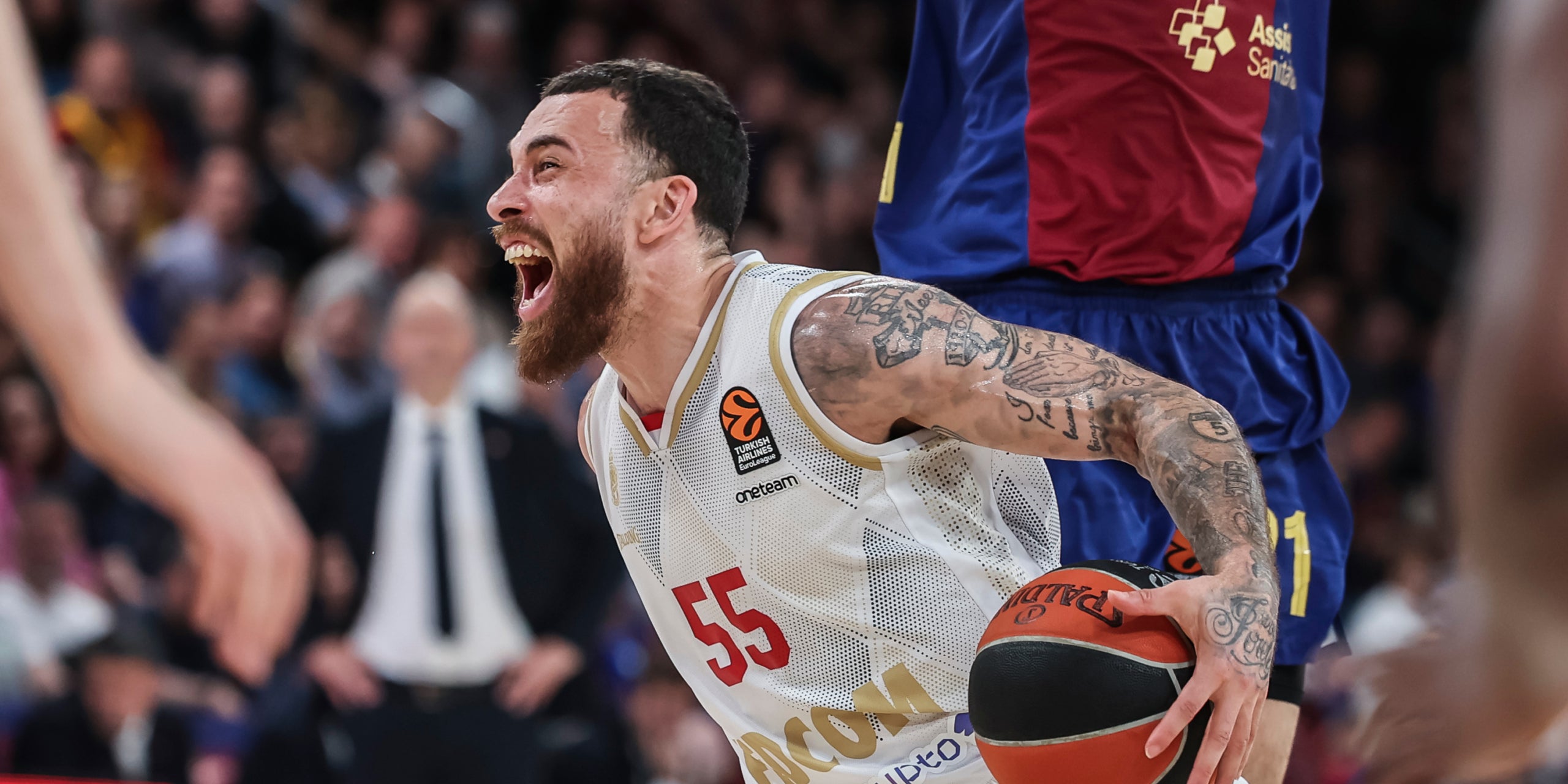 Mike James, durant un partit contra el Barça al Palau Blaugrana | Europa Press