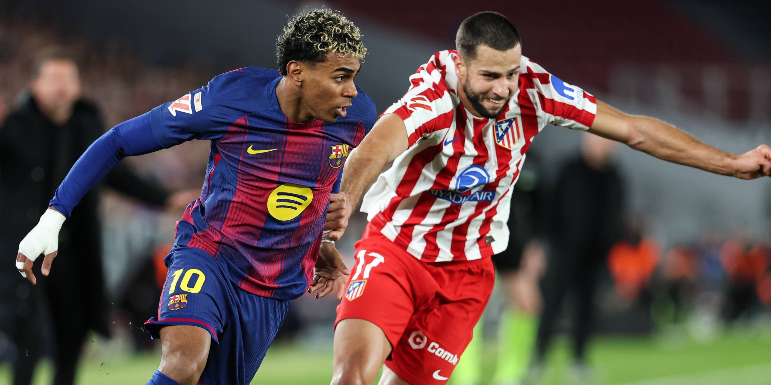 Lamine Yamal, durant el Barça-Atlètic | Europa Press