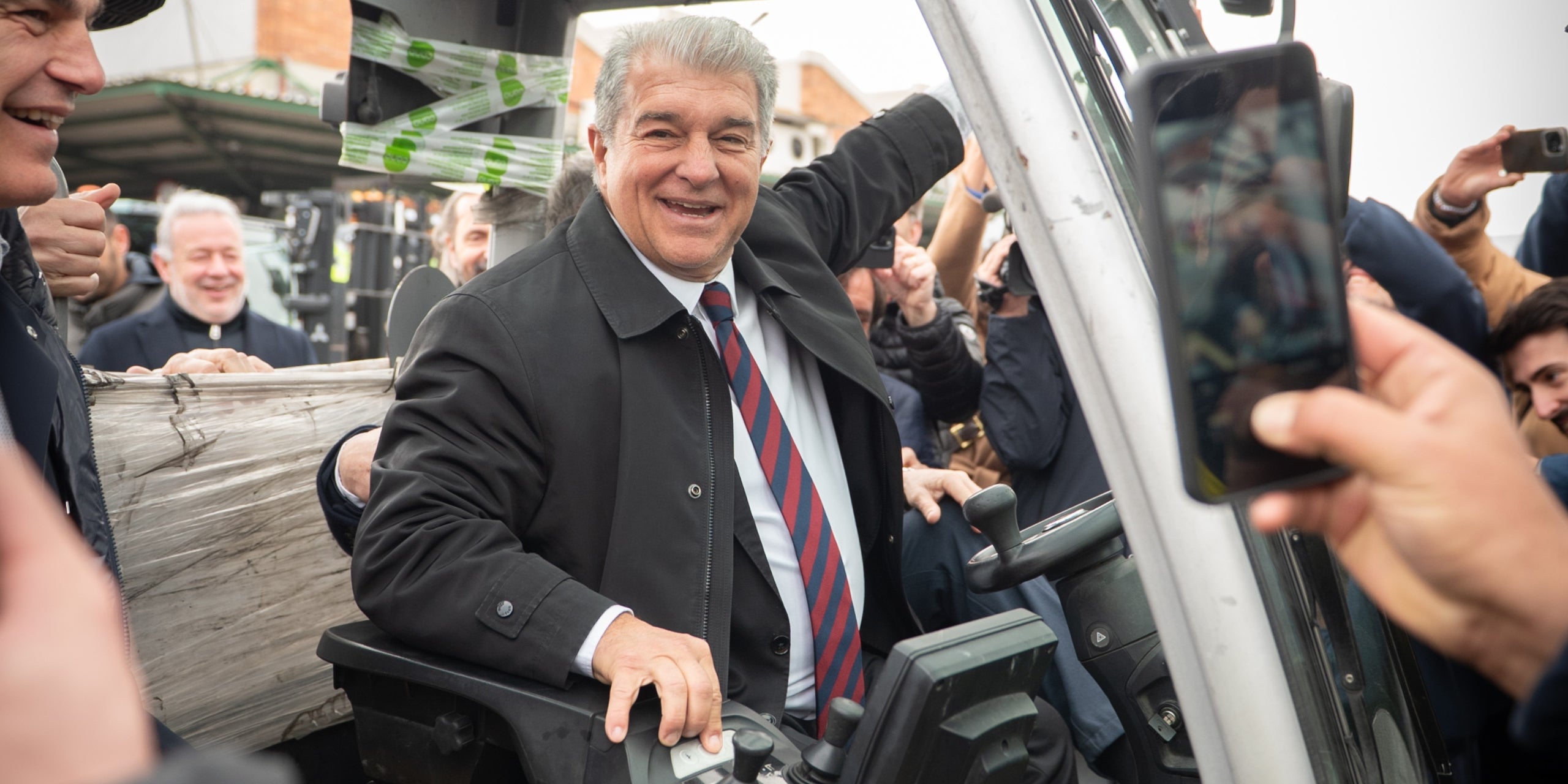 Joan Laporta, durant la campanya electoral | Europa Press