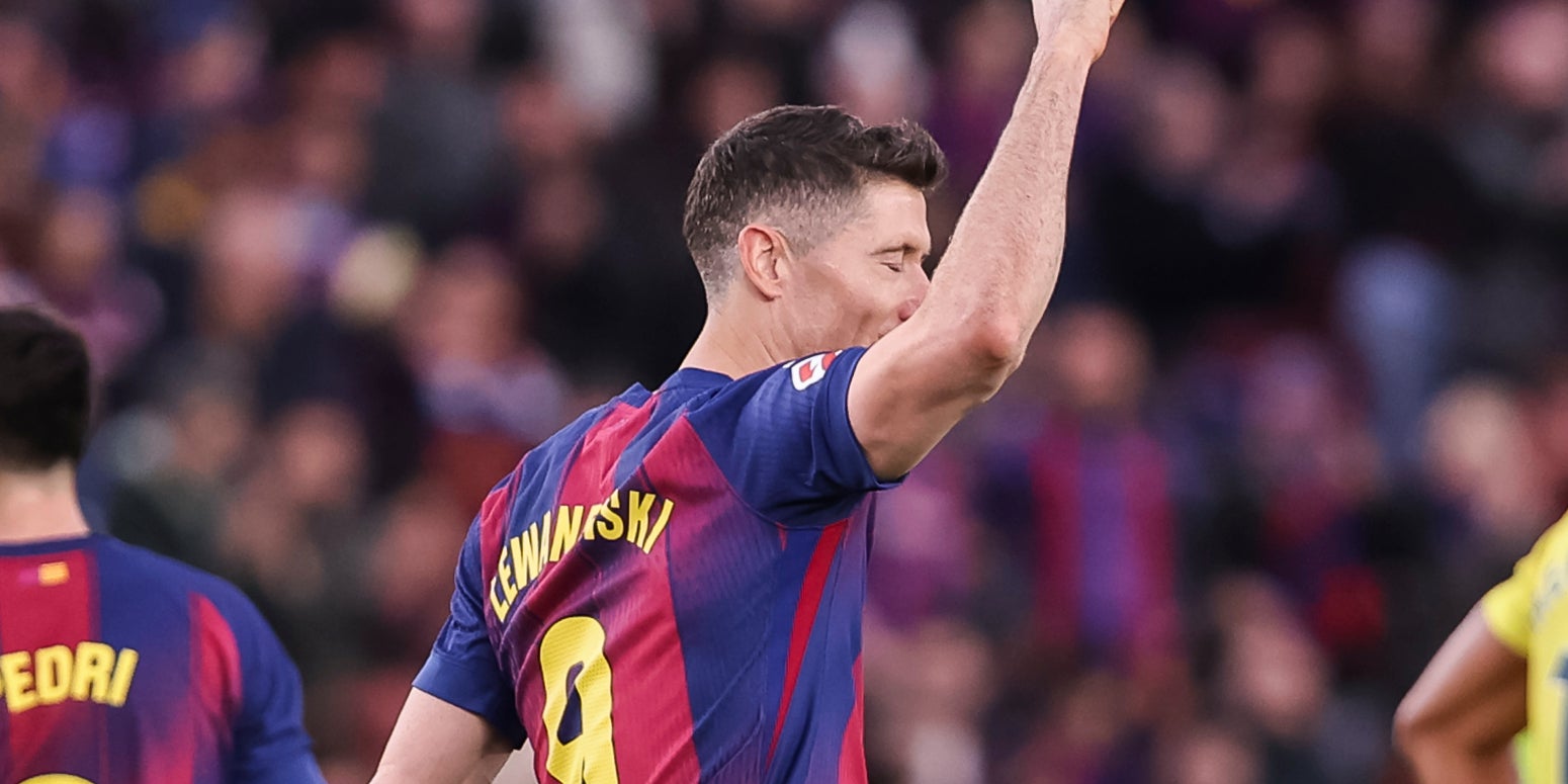 Robert Lewandowski, durant un partit amb el Barça | Europa Press
