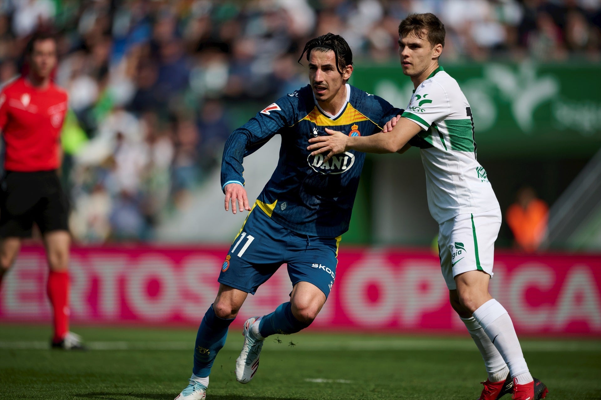 Pere Milla durant l'Espanyol - Elx | Europa Press