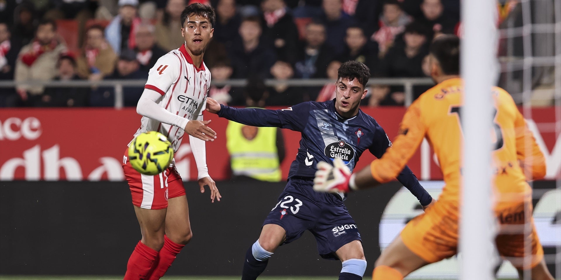 Vitor Reis durant el Girona-Celta | Europa Press