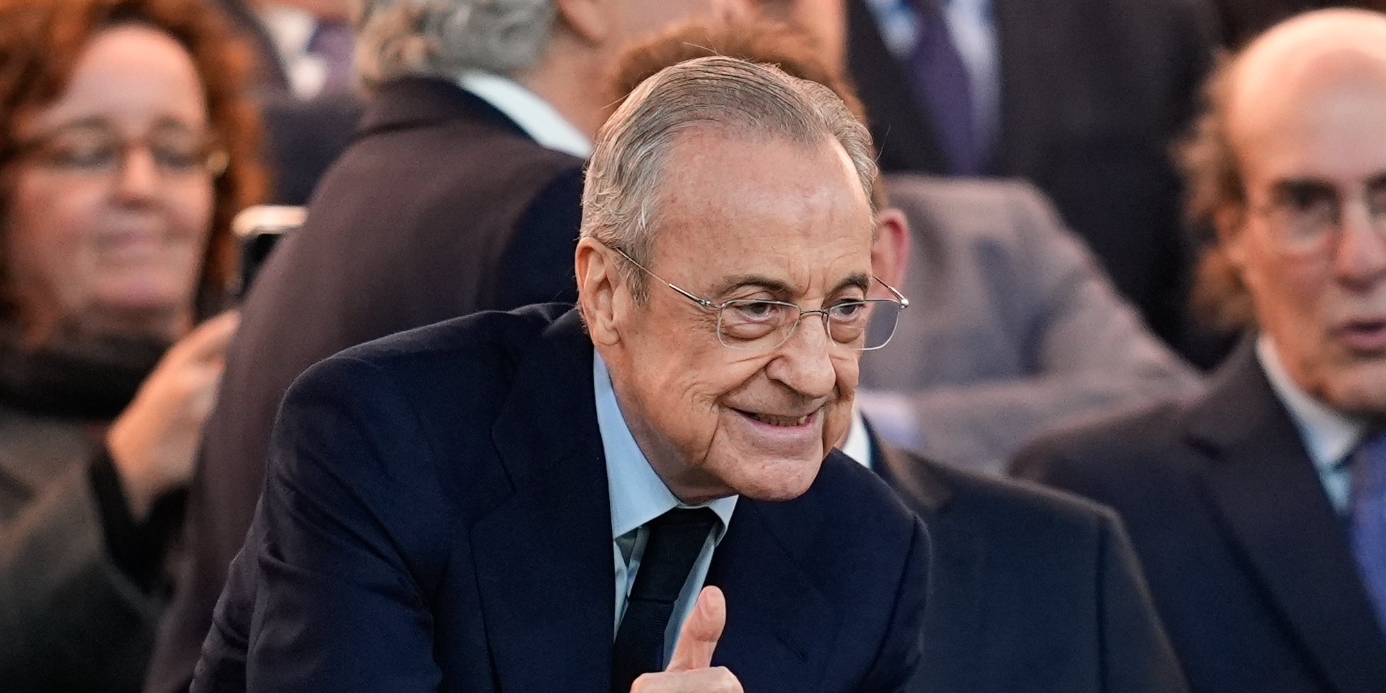 Florentino Pérez, a la llotja de l'Estadi Santiago Bernabéu | Europa Press