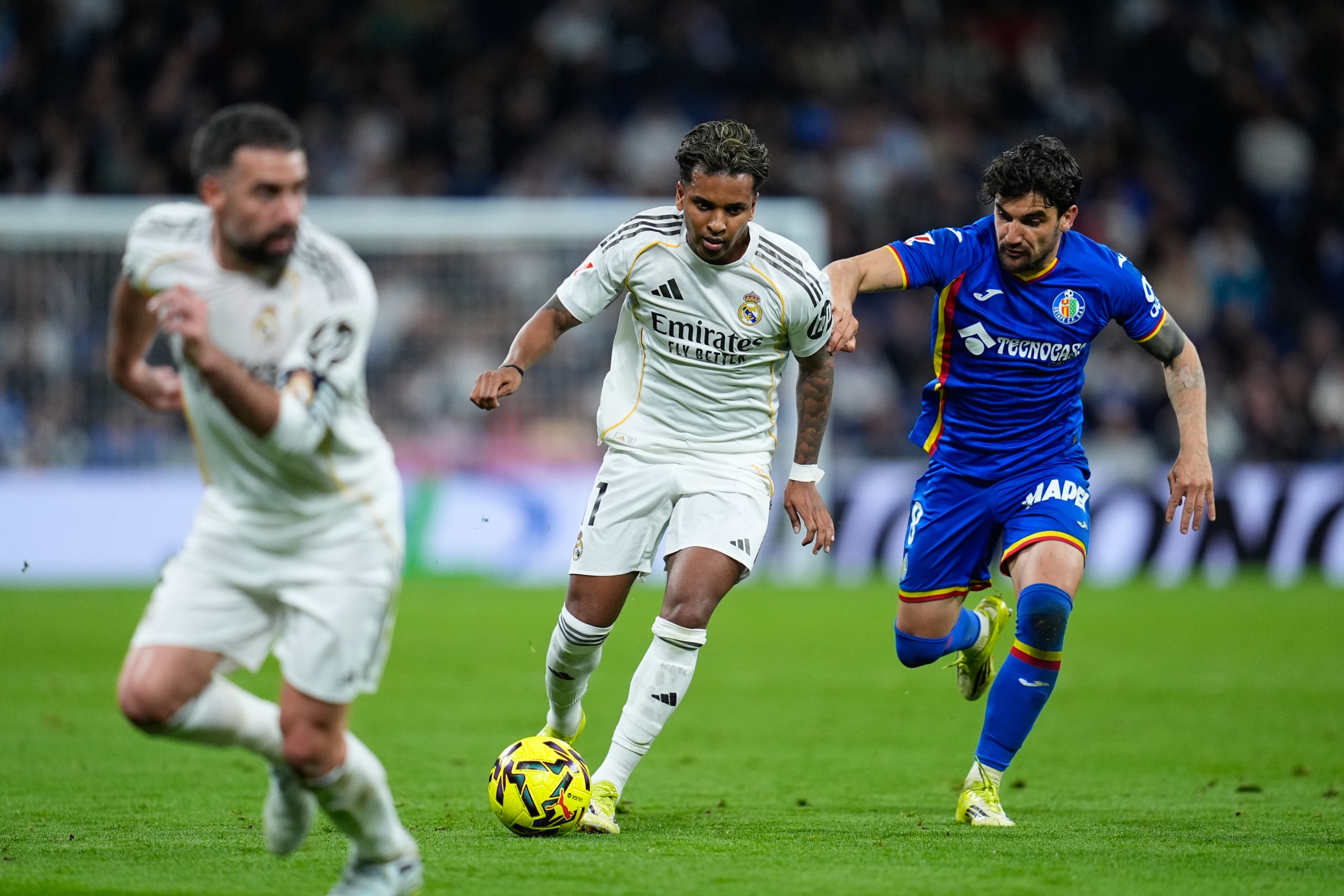 Rodrygo Goes, durant el Madrid-Getafe | Europa Press