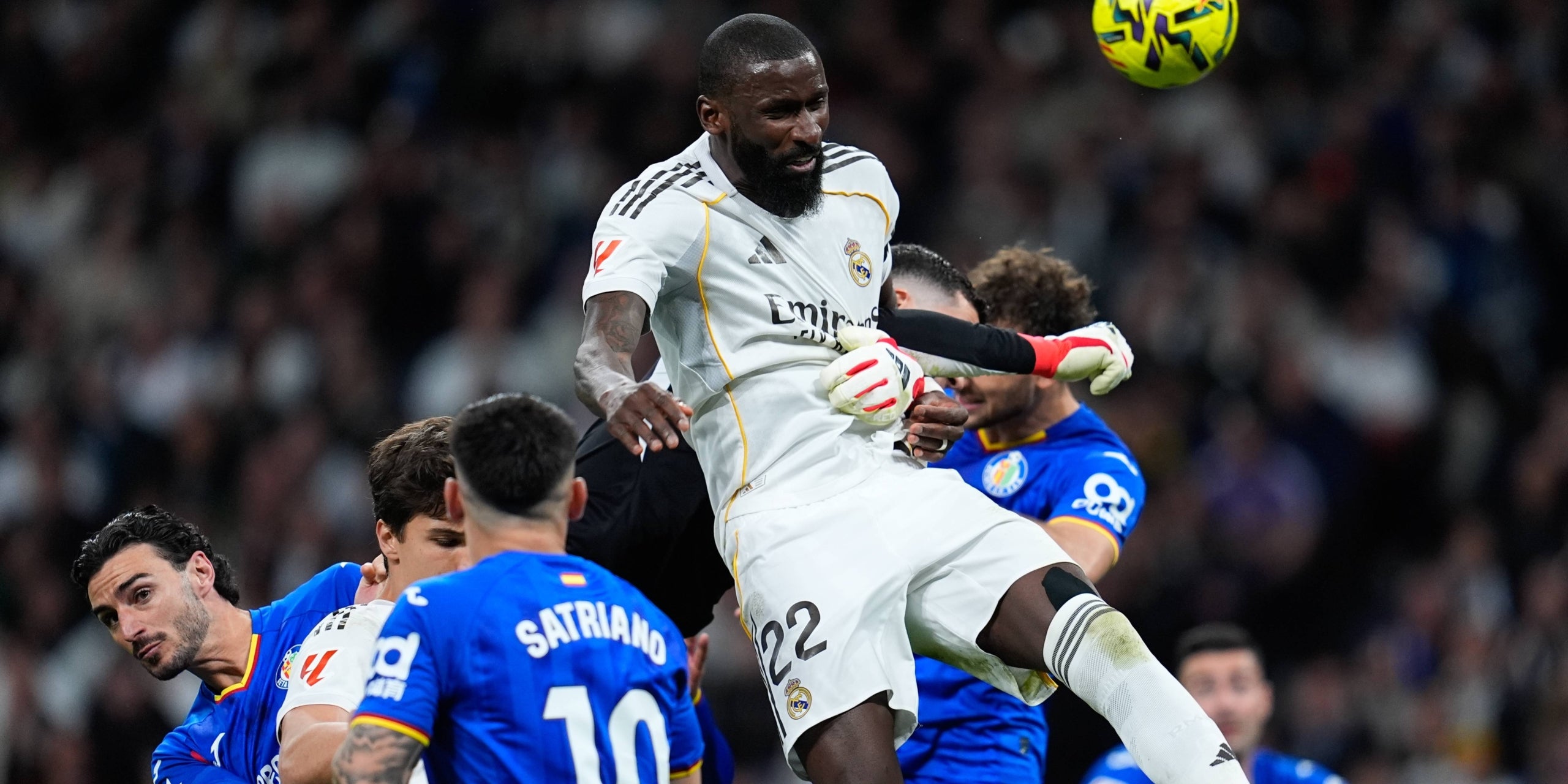 Antonio Rüdiger, durant el Madrid-Getafe | Europa Press