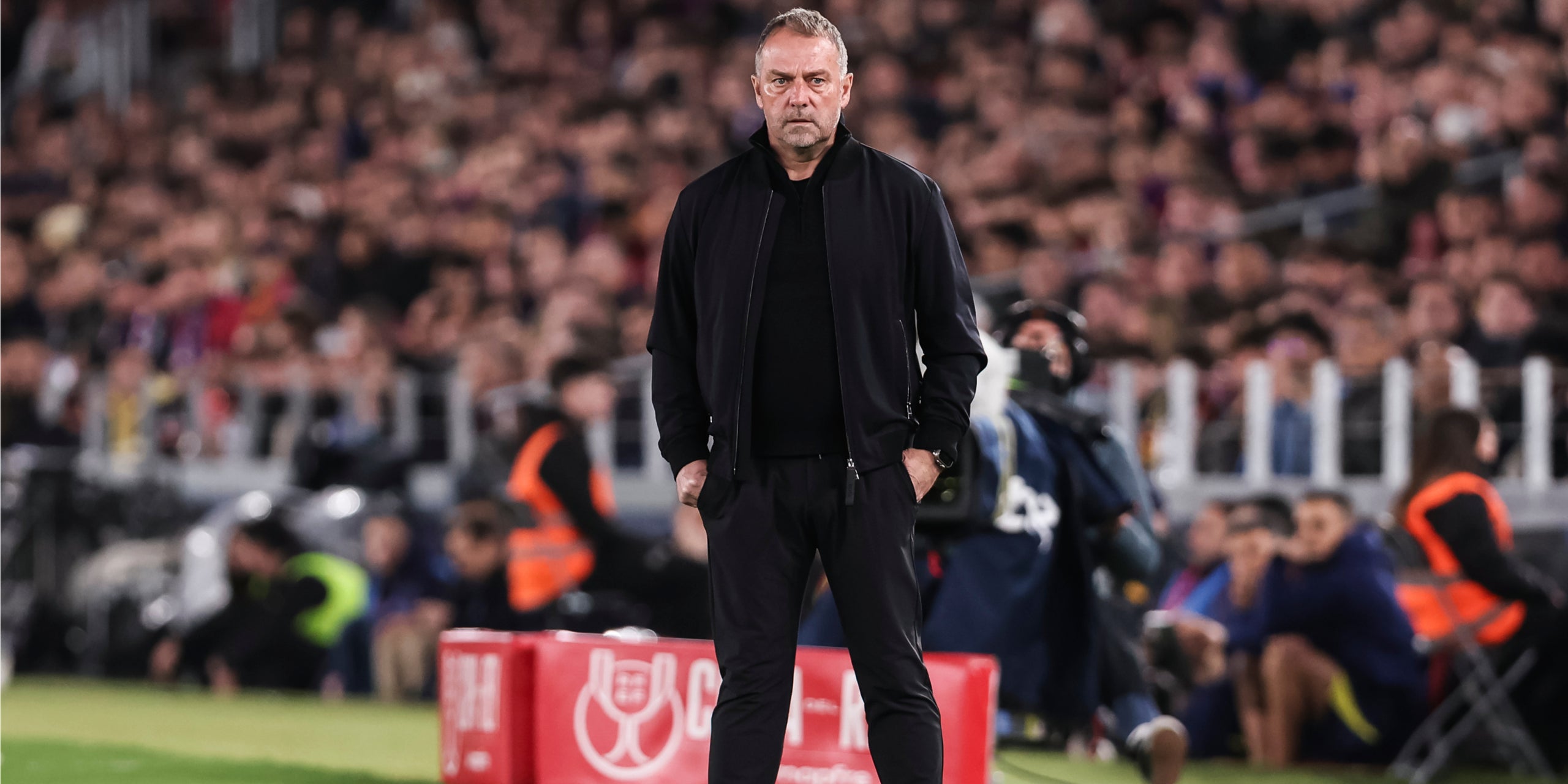 Hansi Flick, durant el Barça-Atlètic | Europa Press