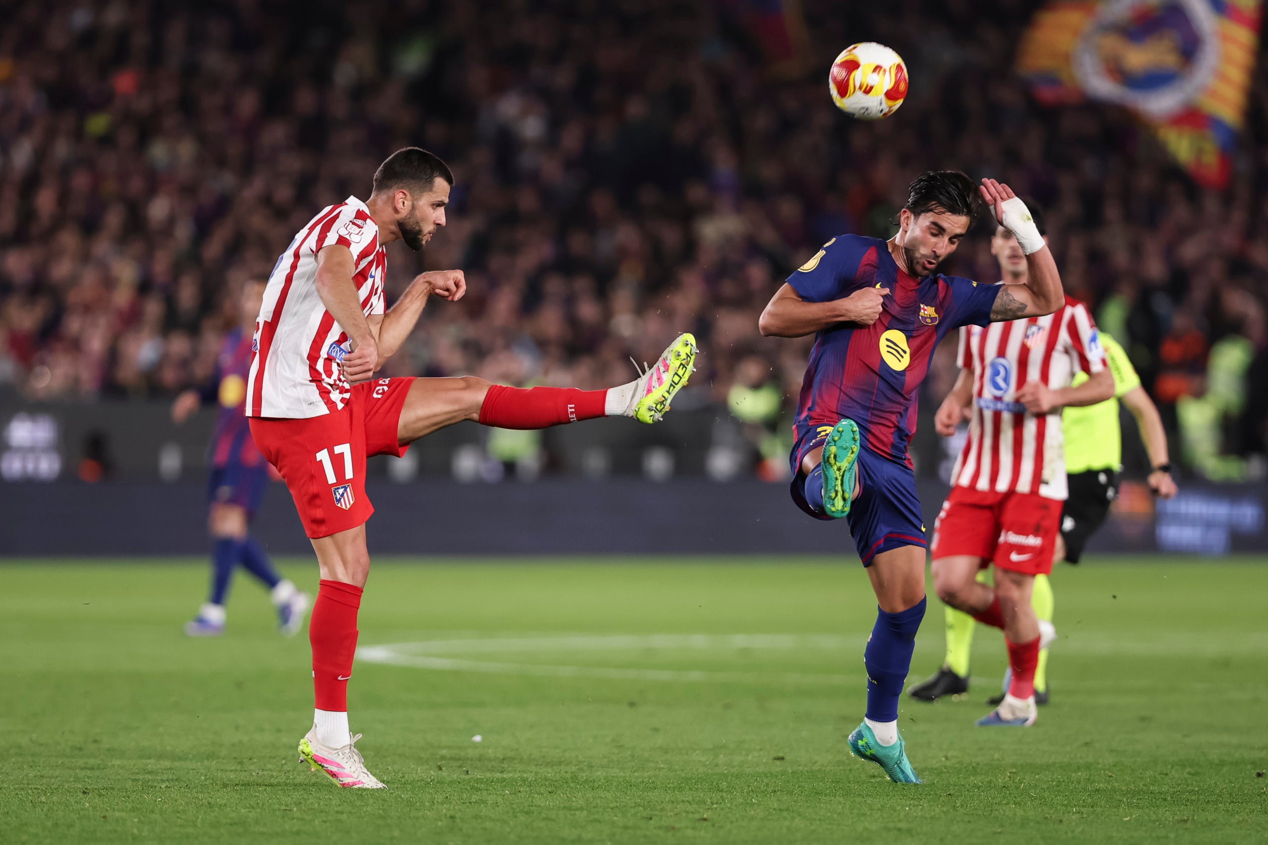 Ferran Torres, durant el Barça-Atlètic | Europa Press