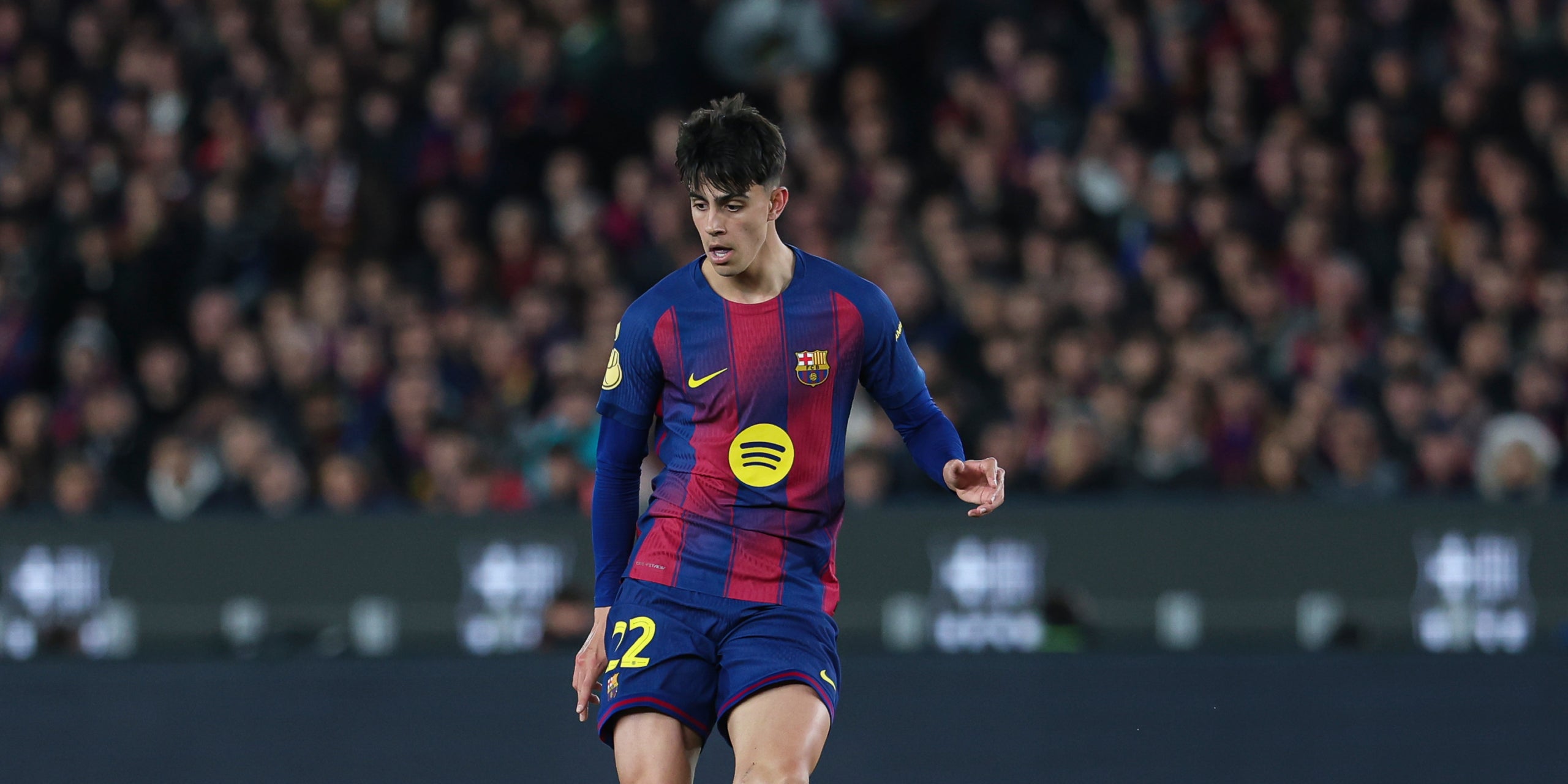 Marc Bernal, durant un partit amb el Barça | Europa Press