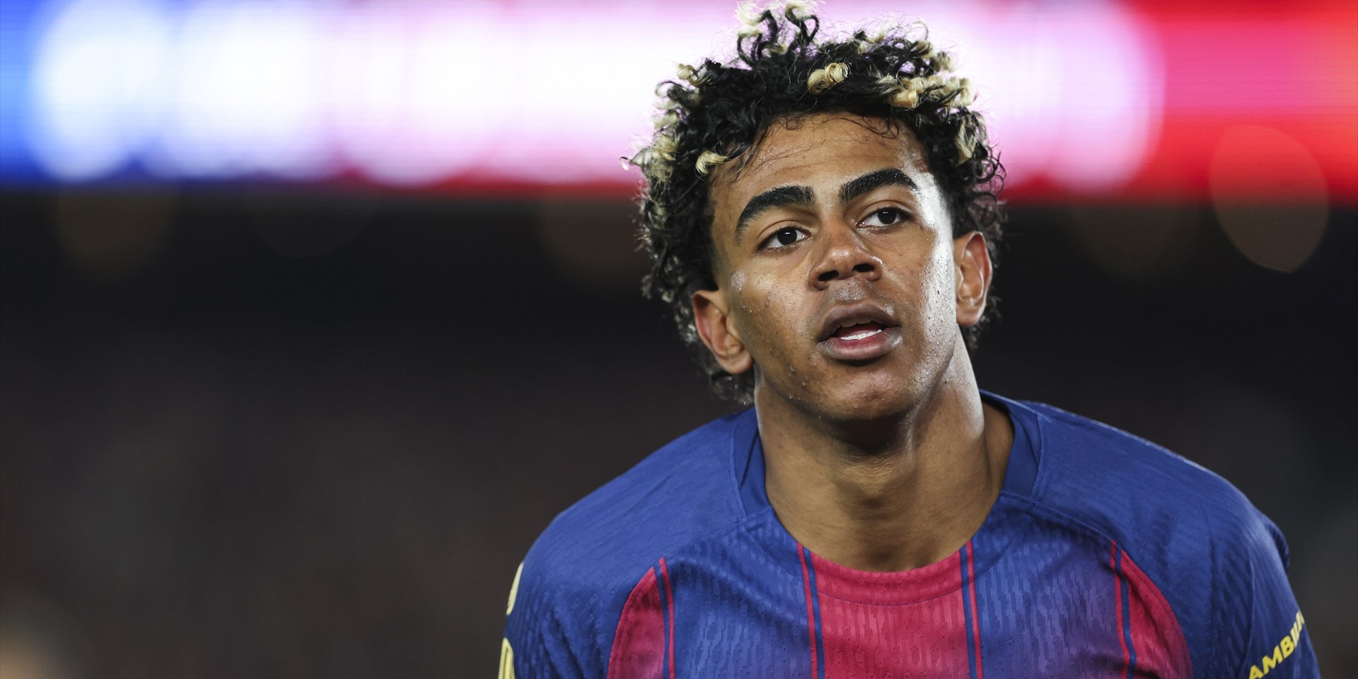 Lamine Yamal en un partit del FC Barcelona | Europa Press