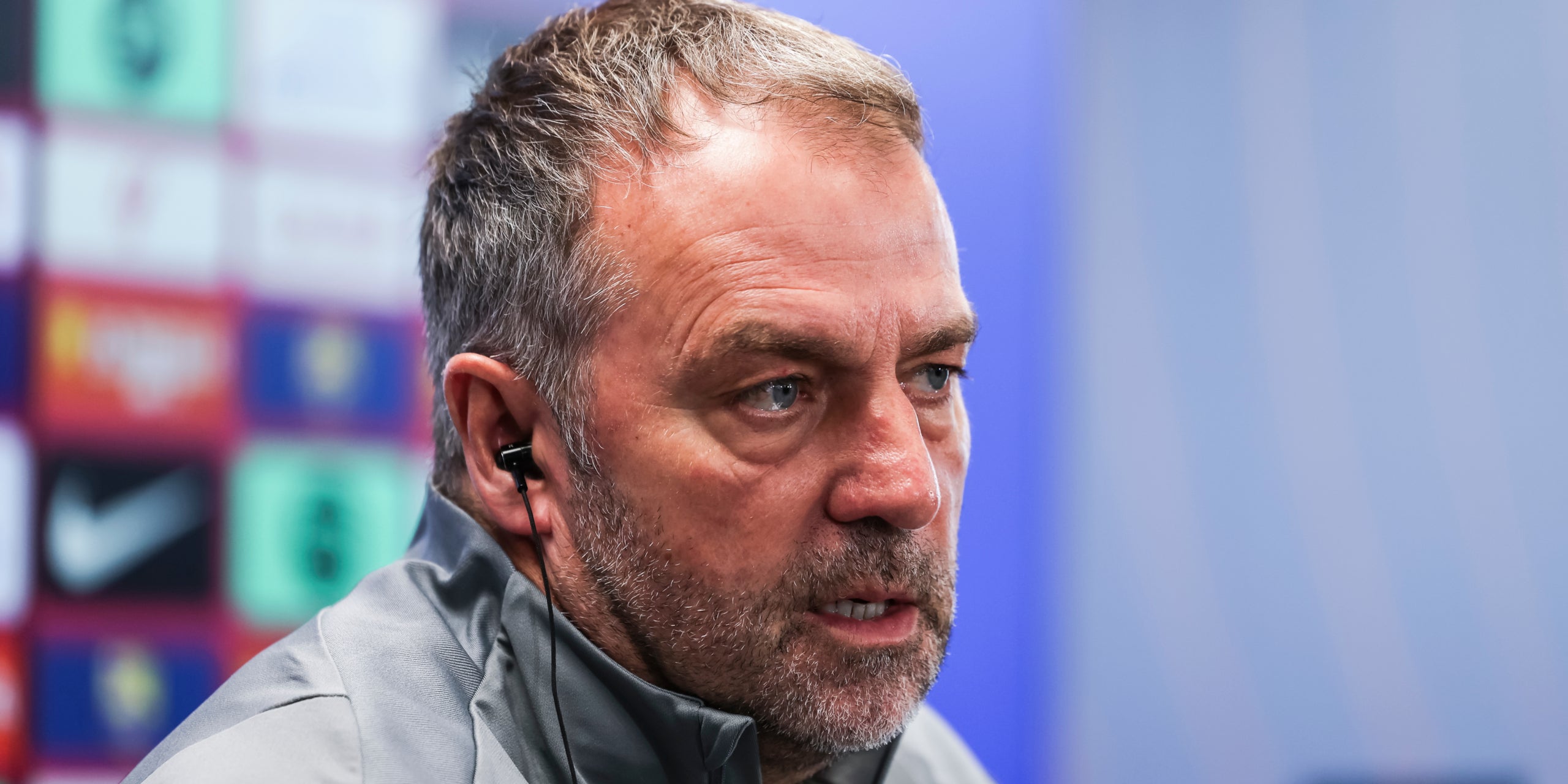 Hansi Flick, entrenador del Barça, en roda de premsa | Europa Press