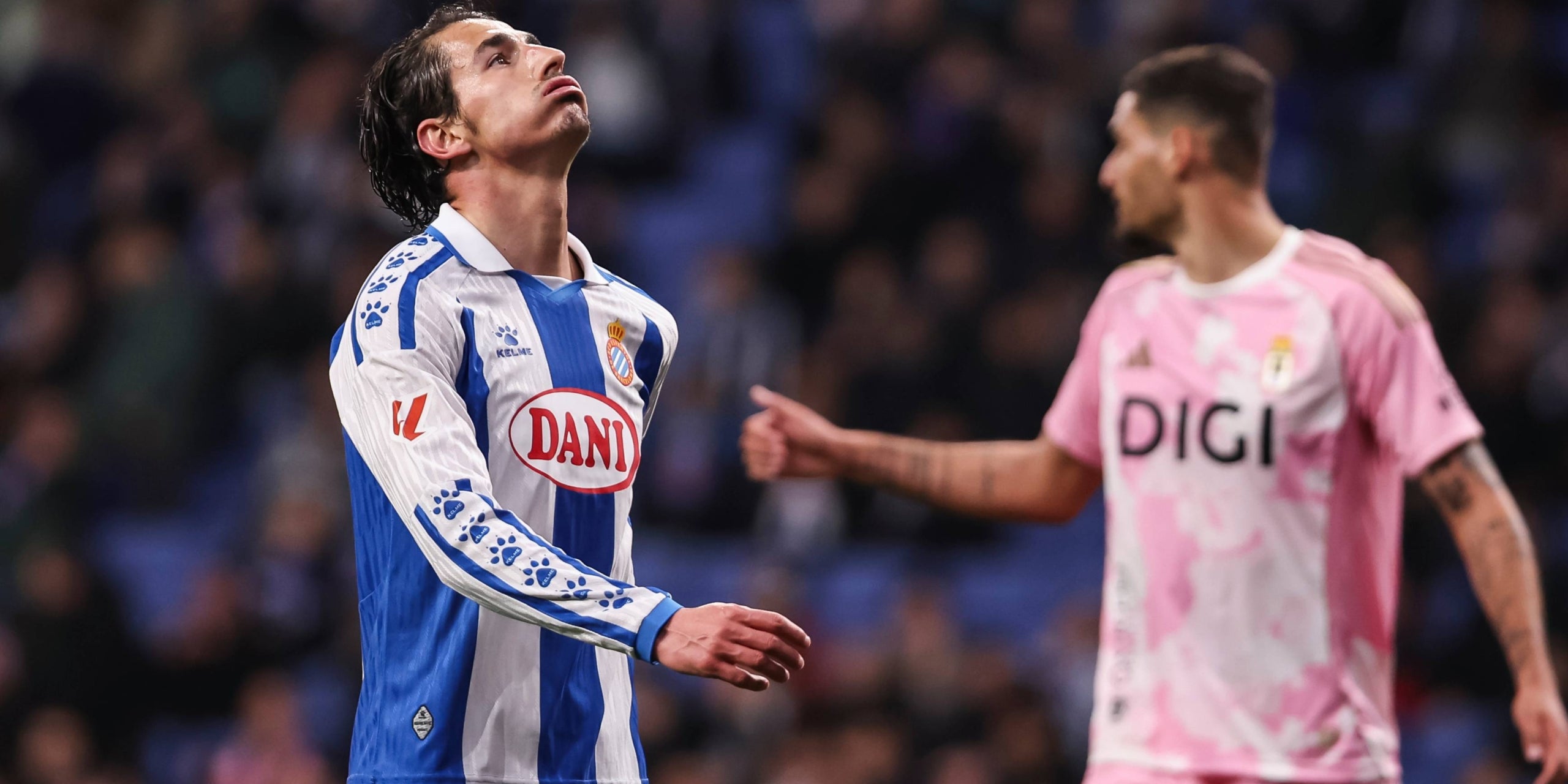 Pere Milla, durant l'Espanyol-Oviedo | Europa Press