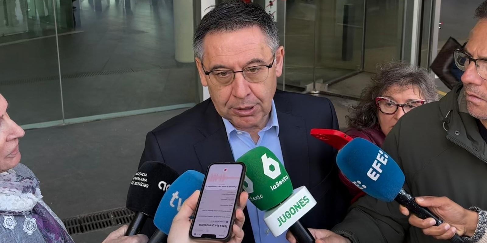 Josep Maria Bartomeu, després de declarar pel cas Barçagate | Europa Press