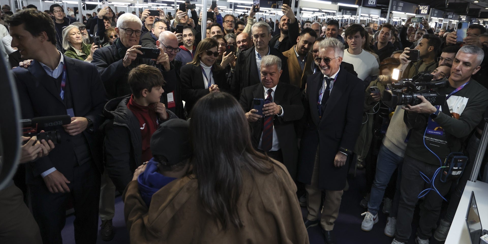 Joan Laporta durant la votació de les eleccions del club | Europa Press
