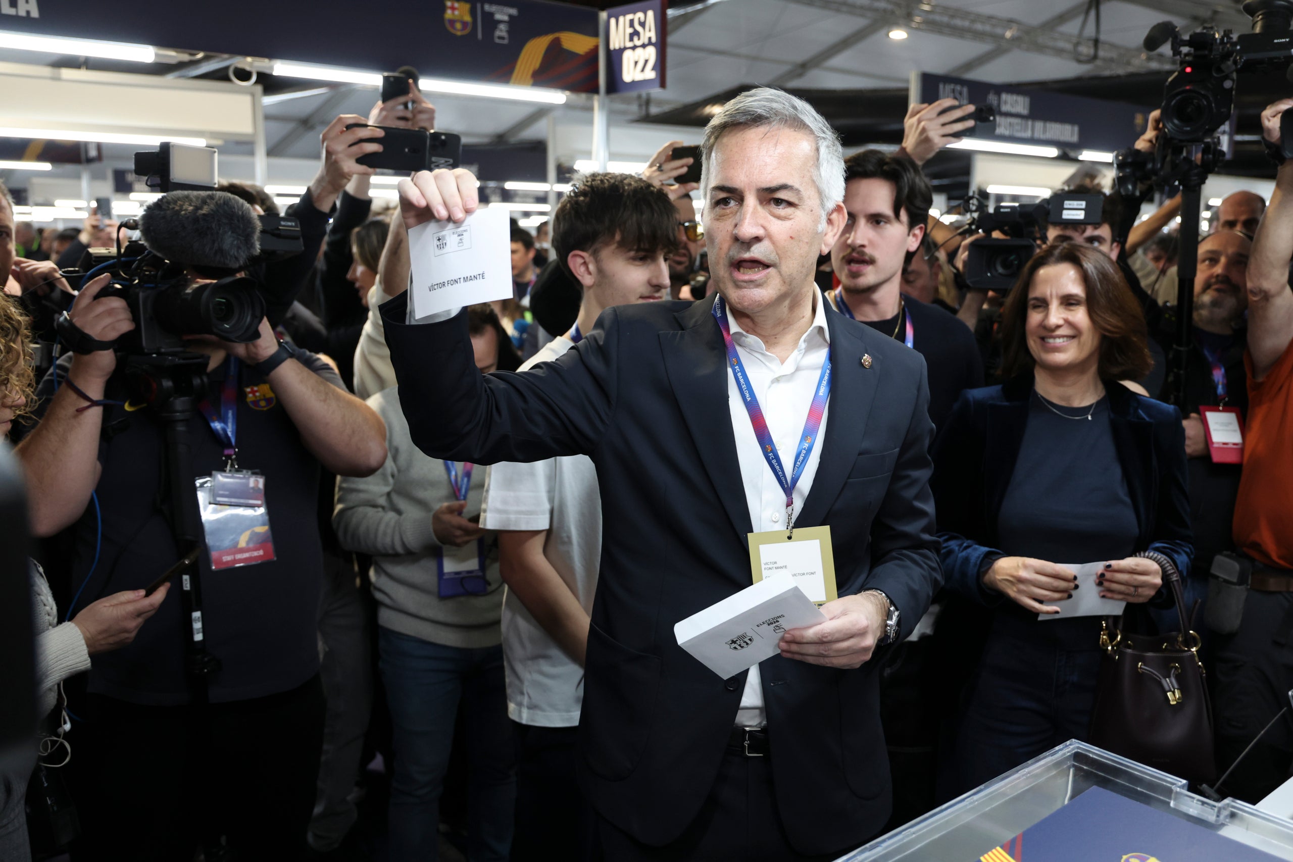 Víctor Font, durant les eleccions | Europa Press