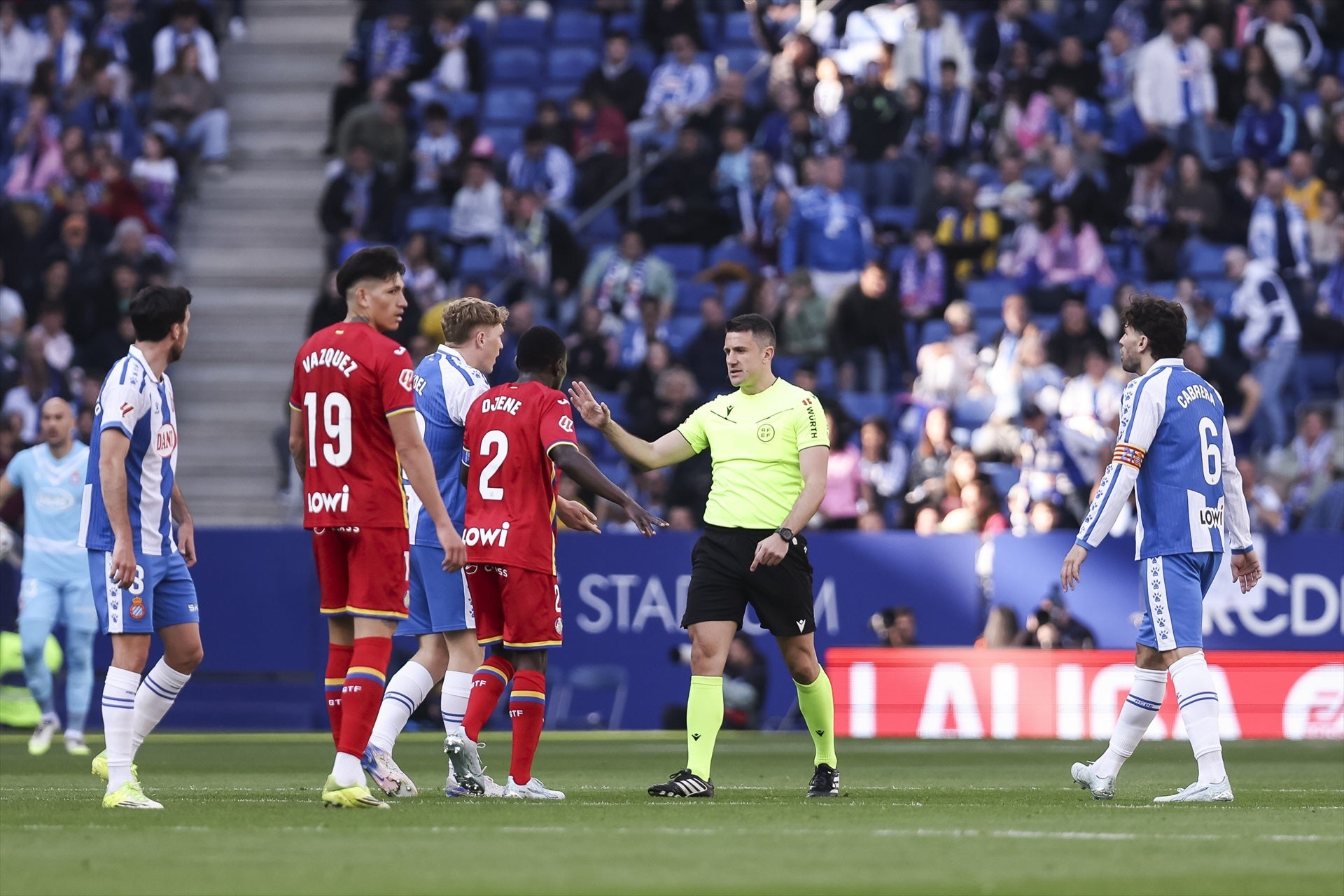 Els jugadors protesten a Díaz de Mera | Europa Press
