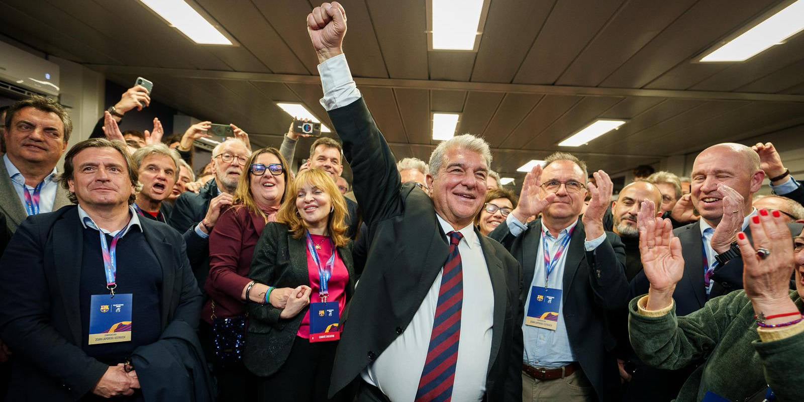 Joan Laporta, després de guanyar les eleccions del Barça | FC Barcelona