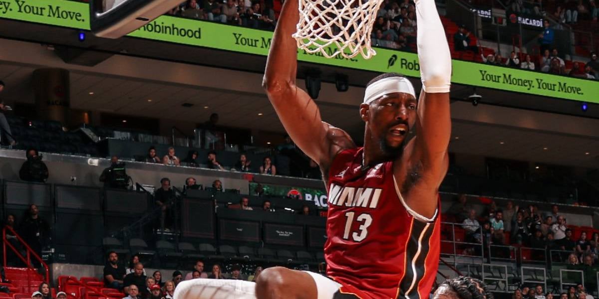 Bam Adebayo, durant el partit en què ha anotat 83 punts | Miami Heat