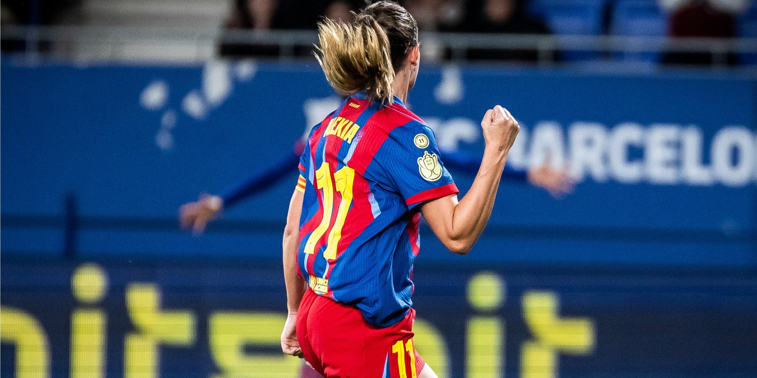 Alexia Putellas, celebrant un dels seus gols contra el Badalona Women | FC Barcelona