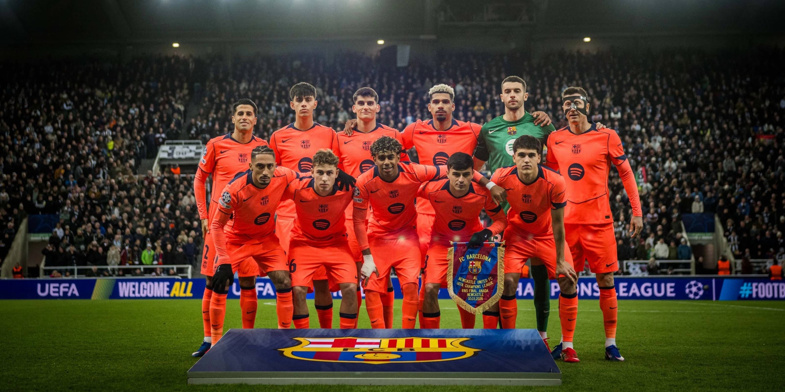 L'onze titular del Barça en el partit contra el Newcastle | FC Barcelona