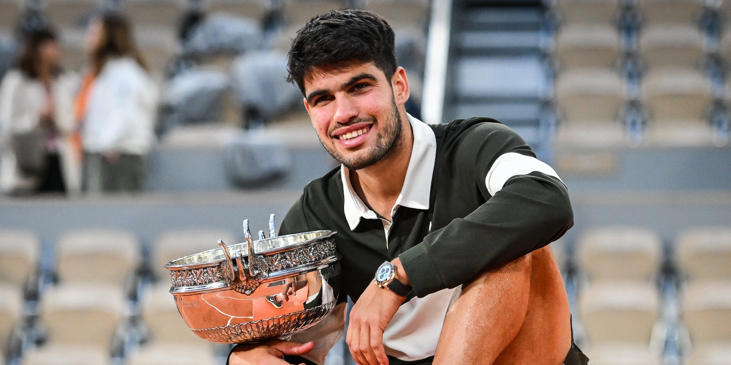 Carlos Alcaraz, després de guanyar Roland Garros el 2025 | Europa Press