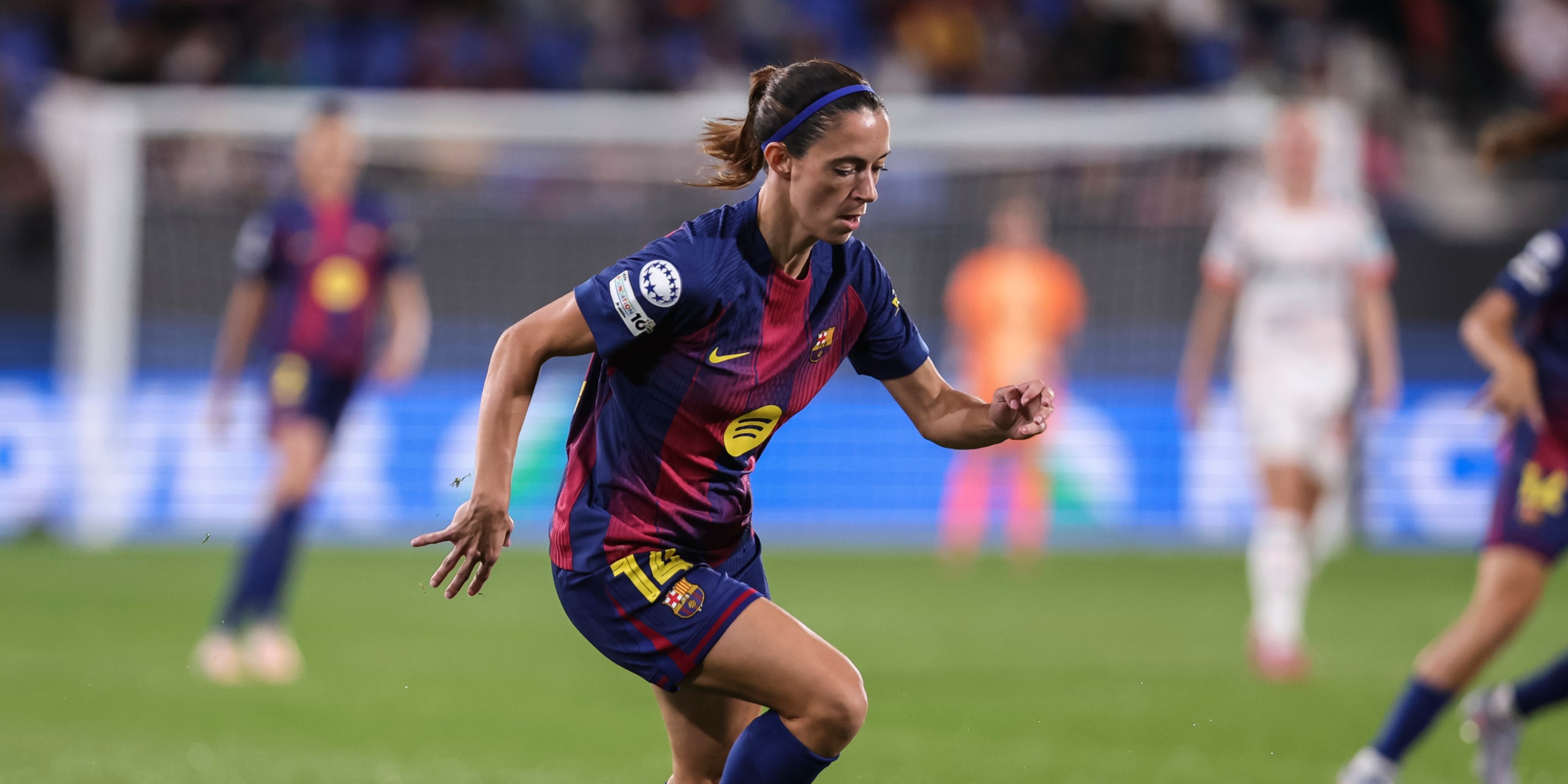 Aitana Bonmatí, durant un partit amb el Barça | Europa Press