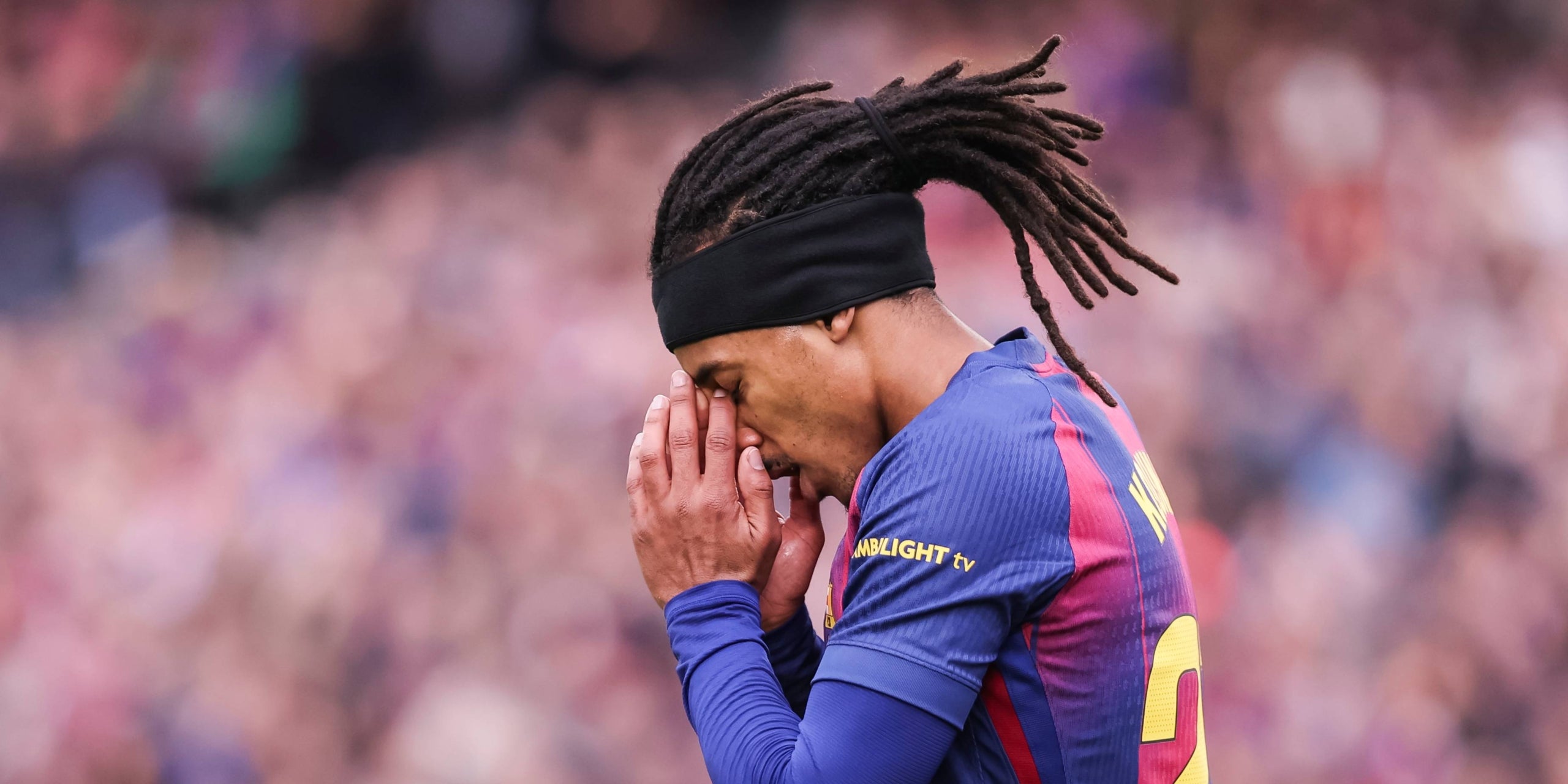 Koundé, en un partit al Camp Nou. | Europa Press