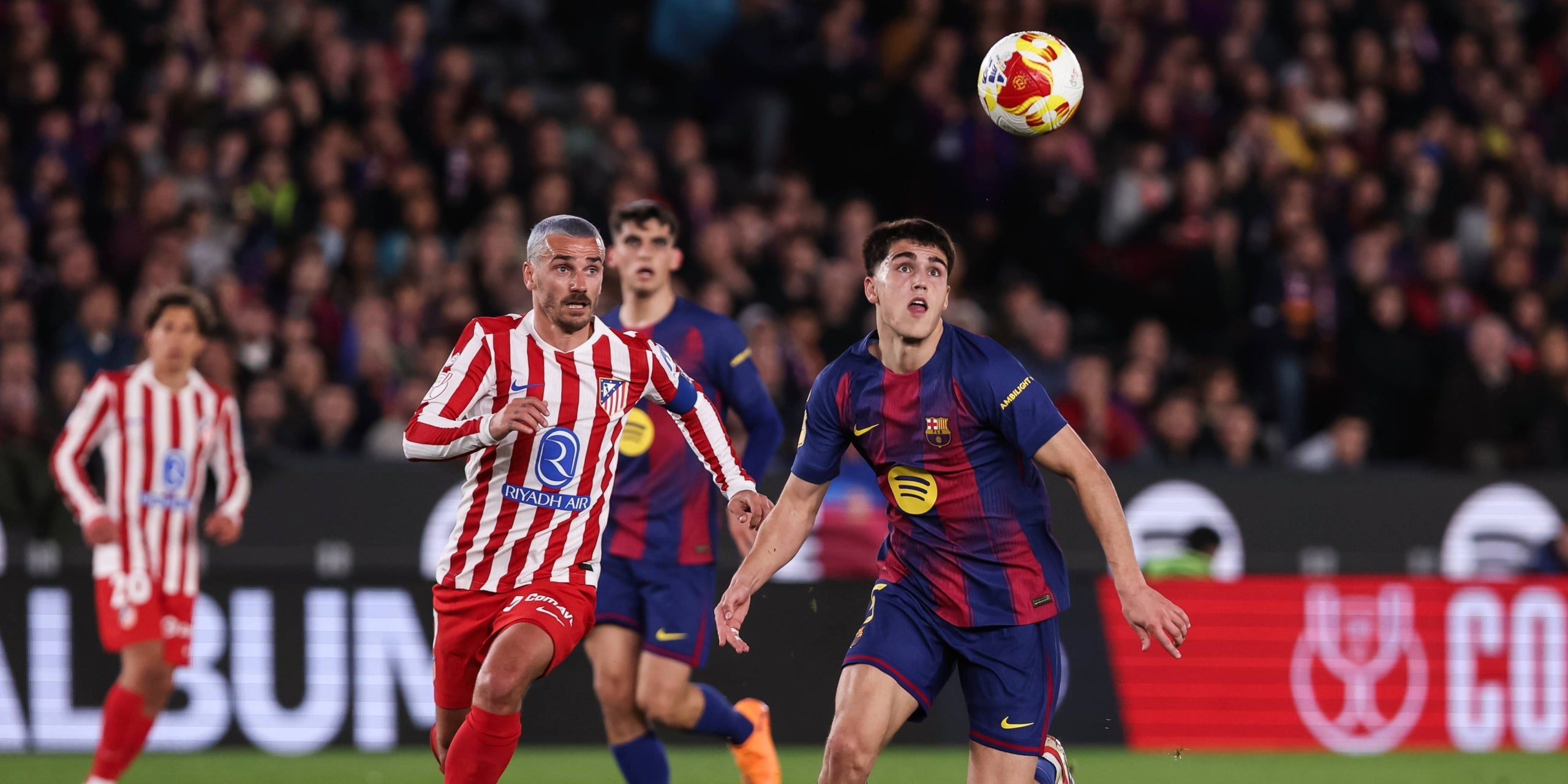 Pau Cubarsí, durant el Barça-Atlètic de Copa | Europa Press