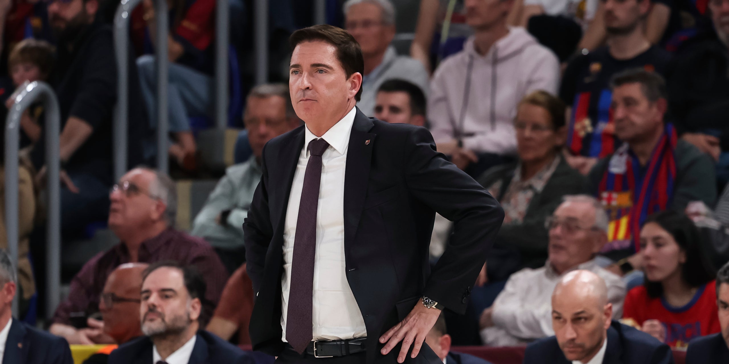 Xavi Pascual, durant un partit del Barça | Europa Press