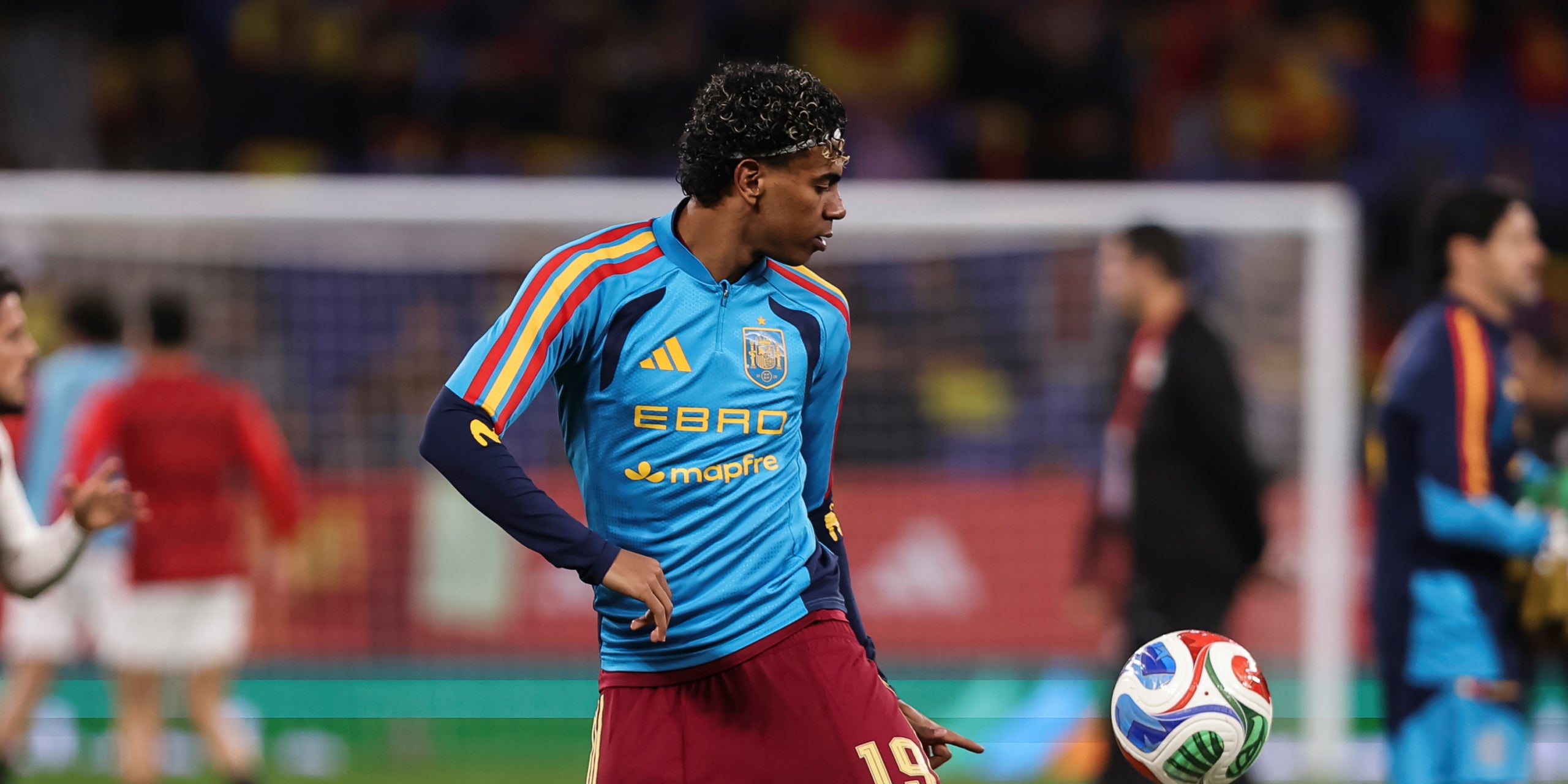 Lamine Yamal, durant l'Espanya-Egipte | Europa Press