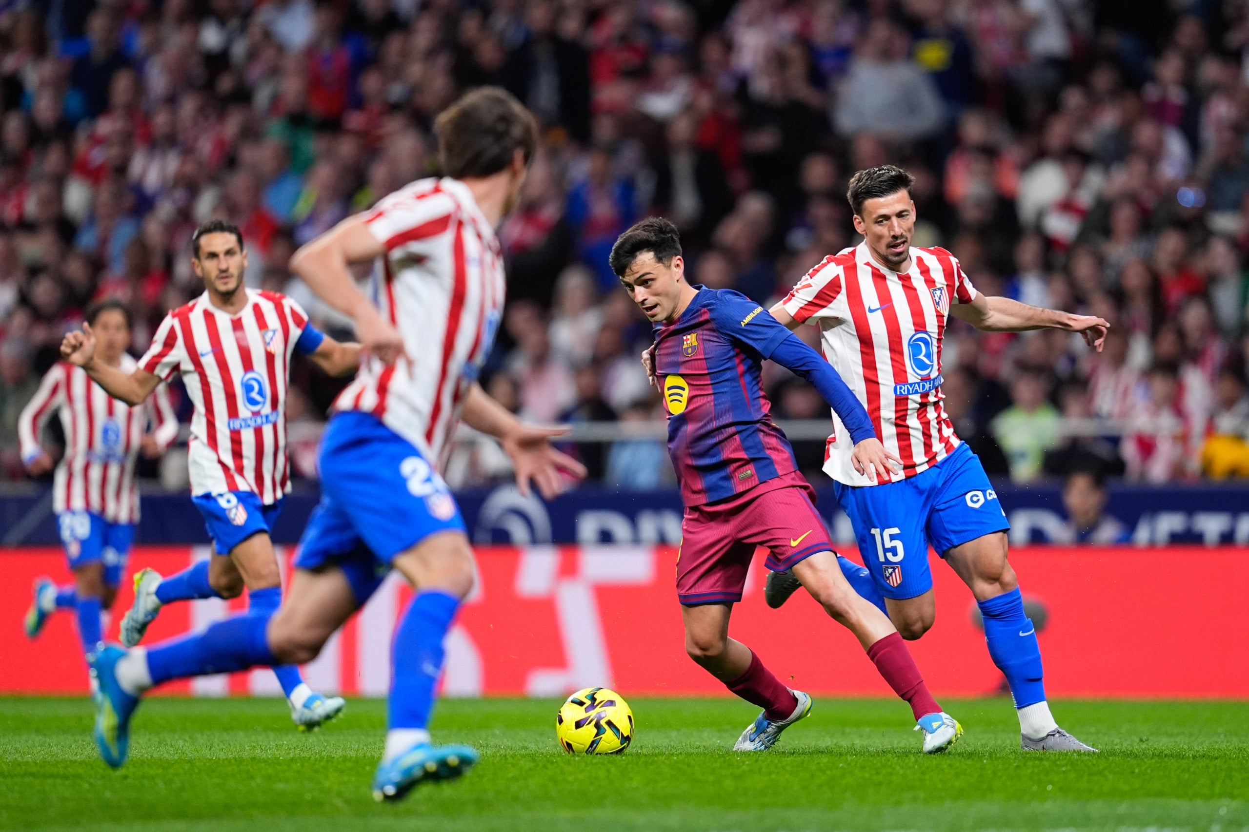 Pedri, durant l'Atlètic-Barça | Europa Press