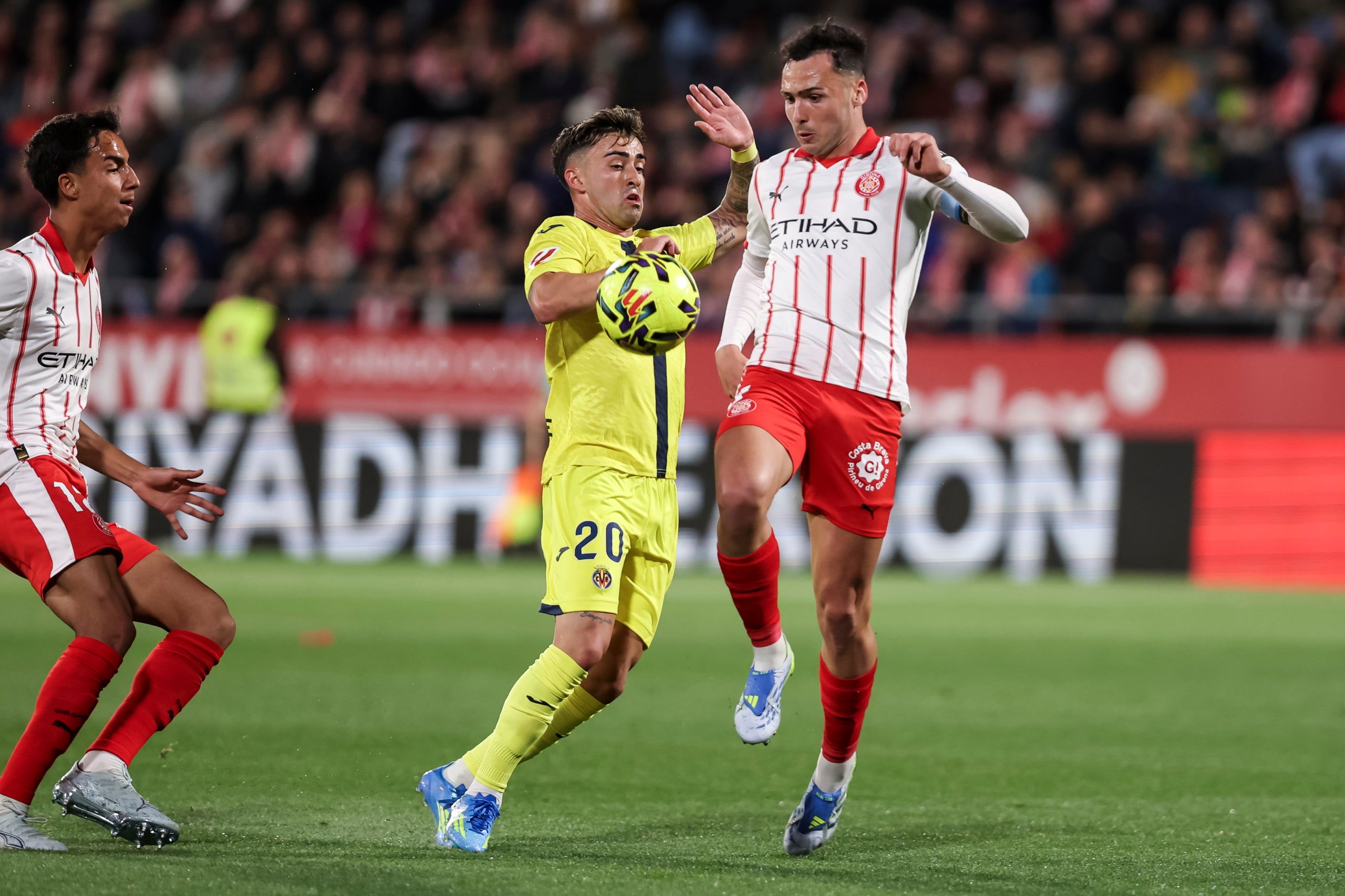 Arnau Martínez, durant el partit contra el Vila-real | Europa Press